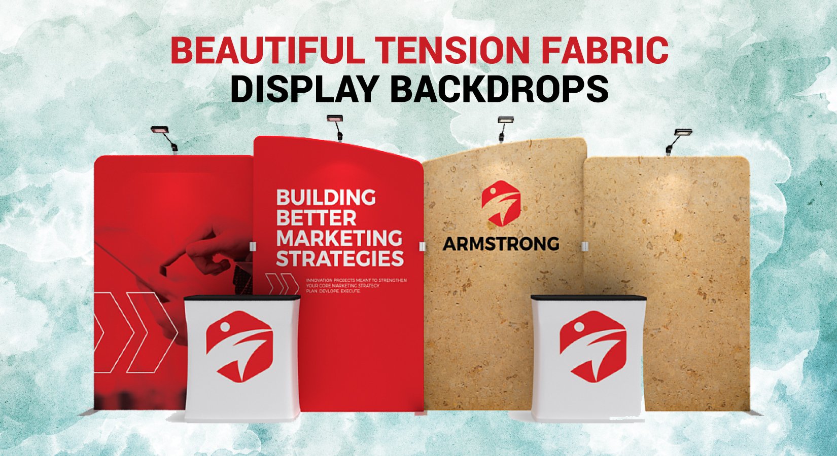Beautiful Tension Fabric Display Backdrops