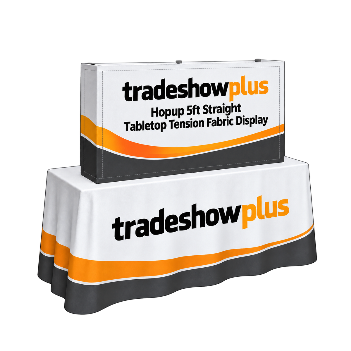 Hopup 5ft Straight Tabletop Tension Fabric Display