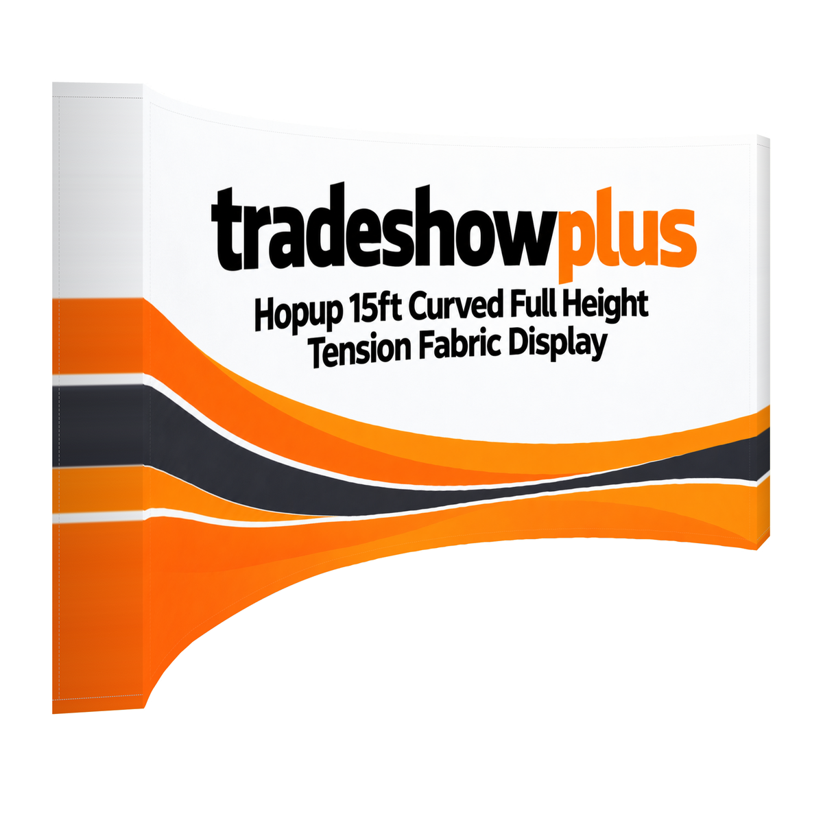 Hopup 15ft Curved Full Height Tension Fabric Display