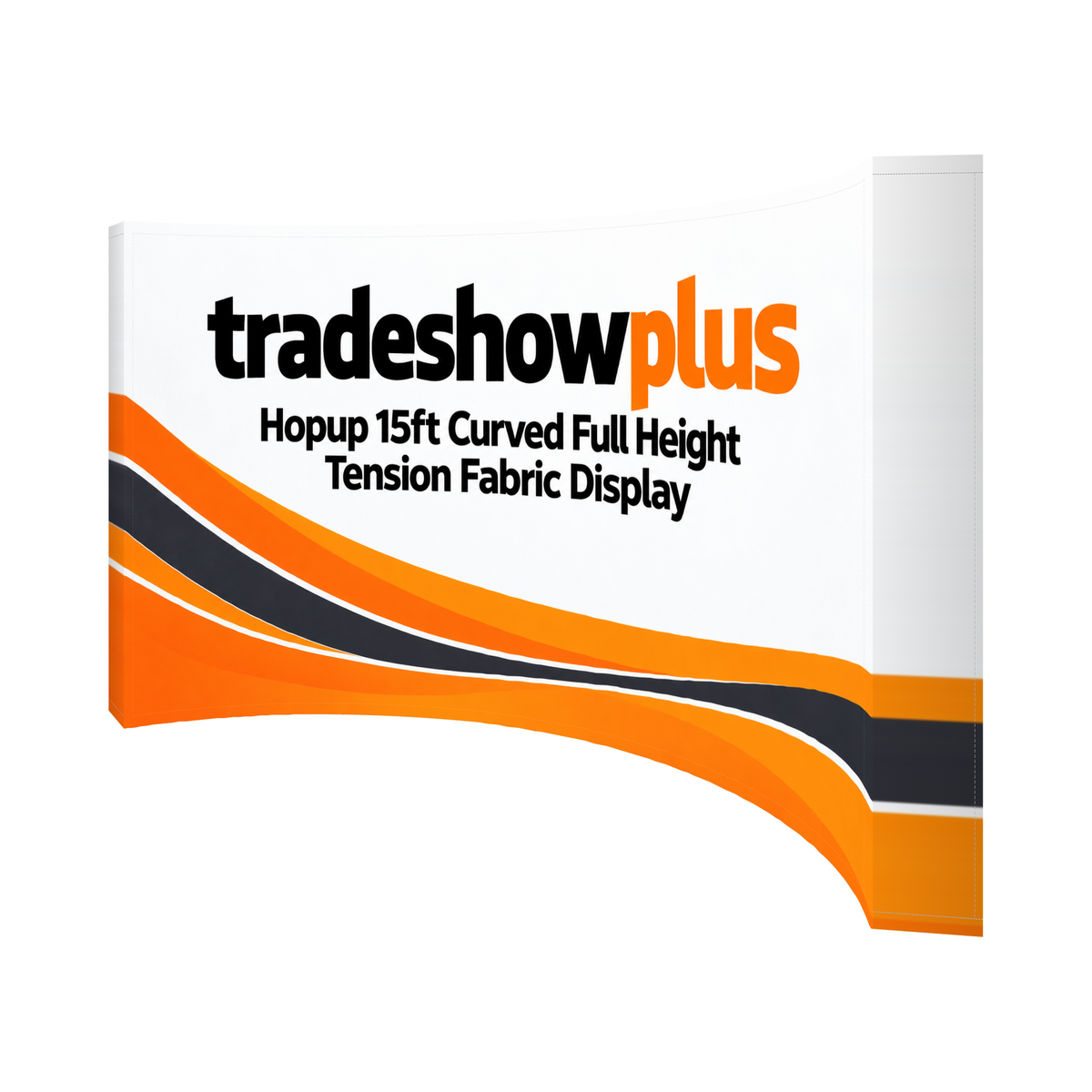Hopup 15ft Curved Full Height Tension Fabric Display
