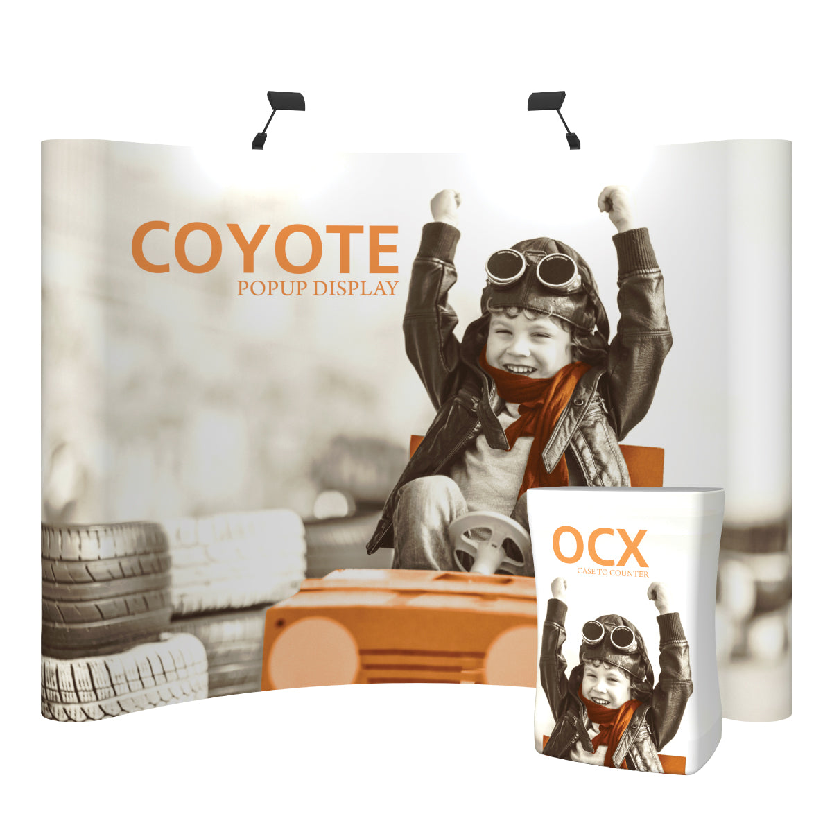 Coyote 10ft Curved Full Graphic Kit