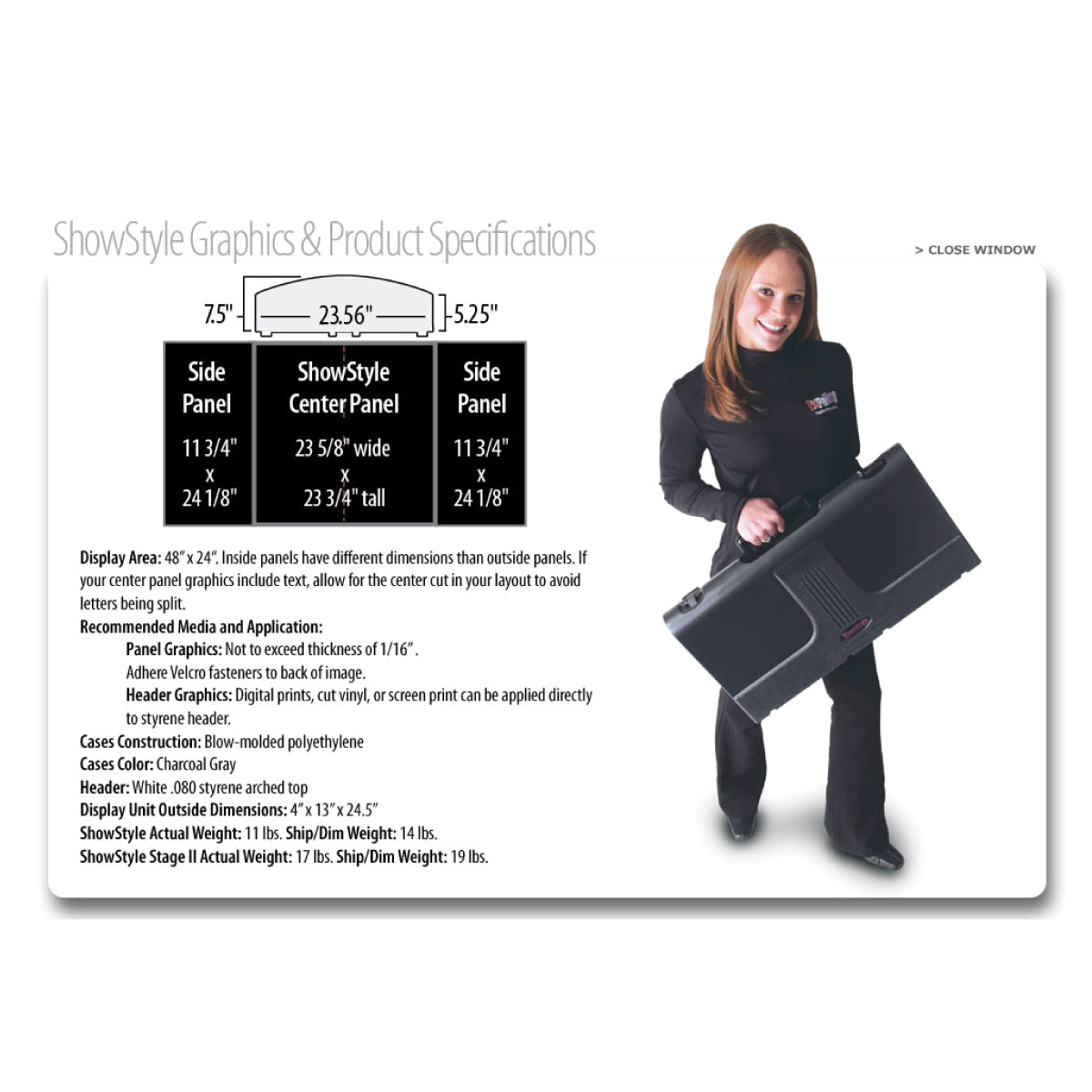 ShowStyle Tabletop Display
