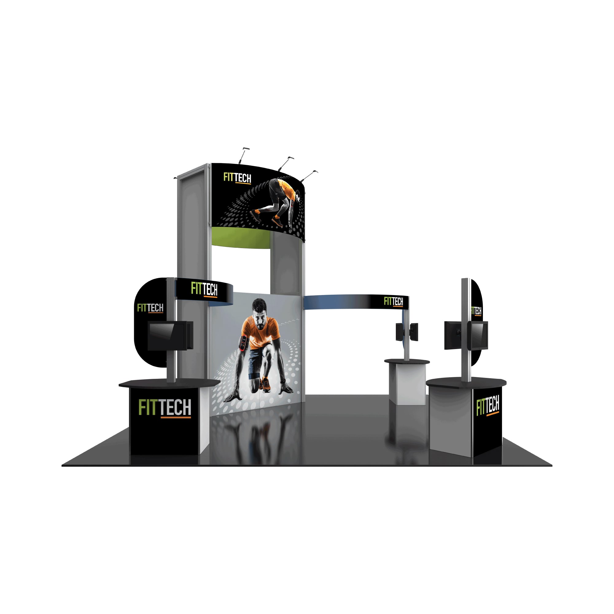 Hybrid Pro 20ft x 20ft Modular Island Kit 17