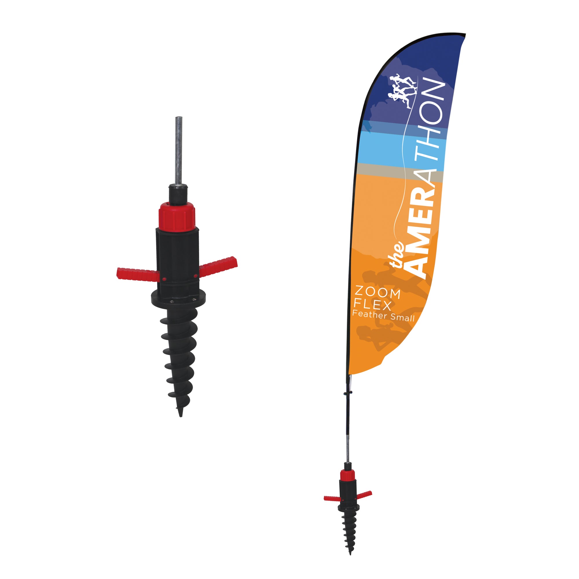 Zoom Flex Flag Auger Base