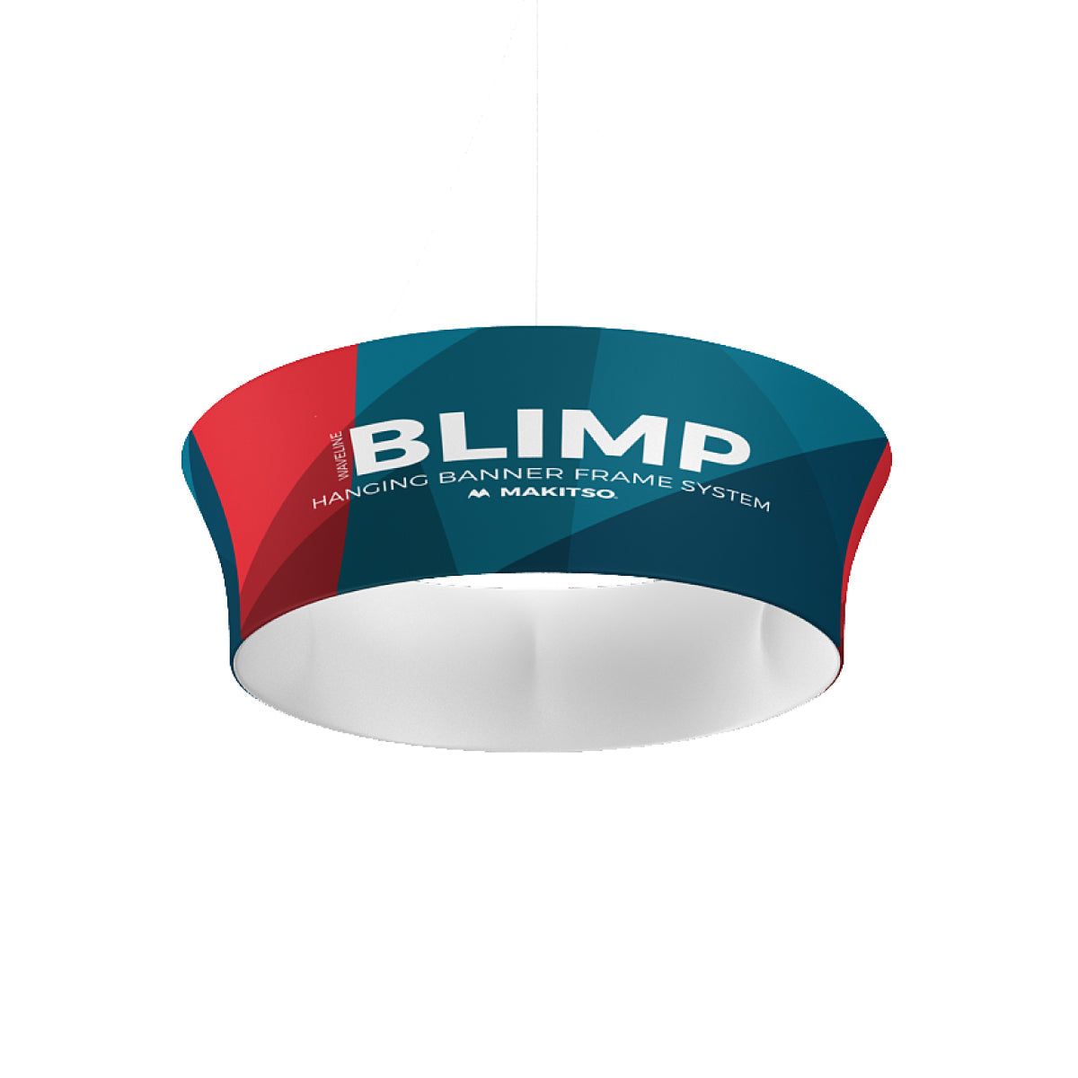 10ft Blackout Blimp Tapered Tube Hanging Display