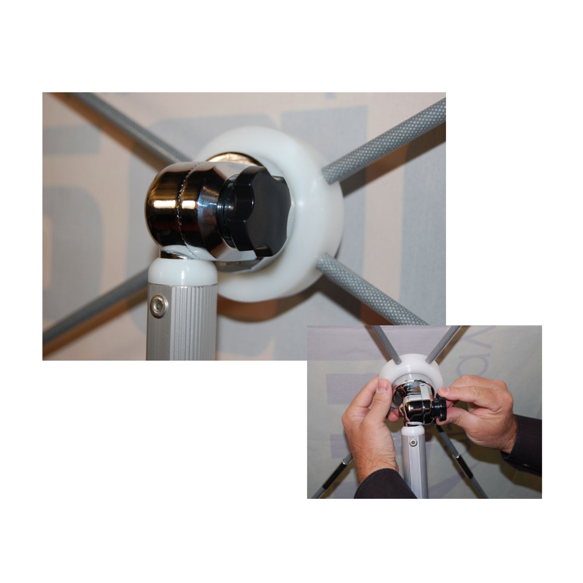 Compass 60in x 36in Banner Stand