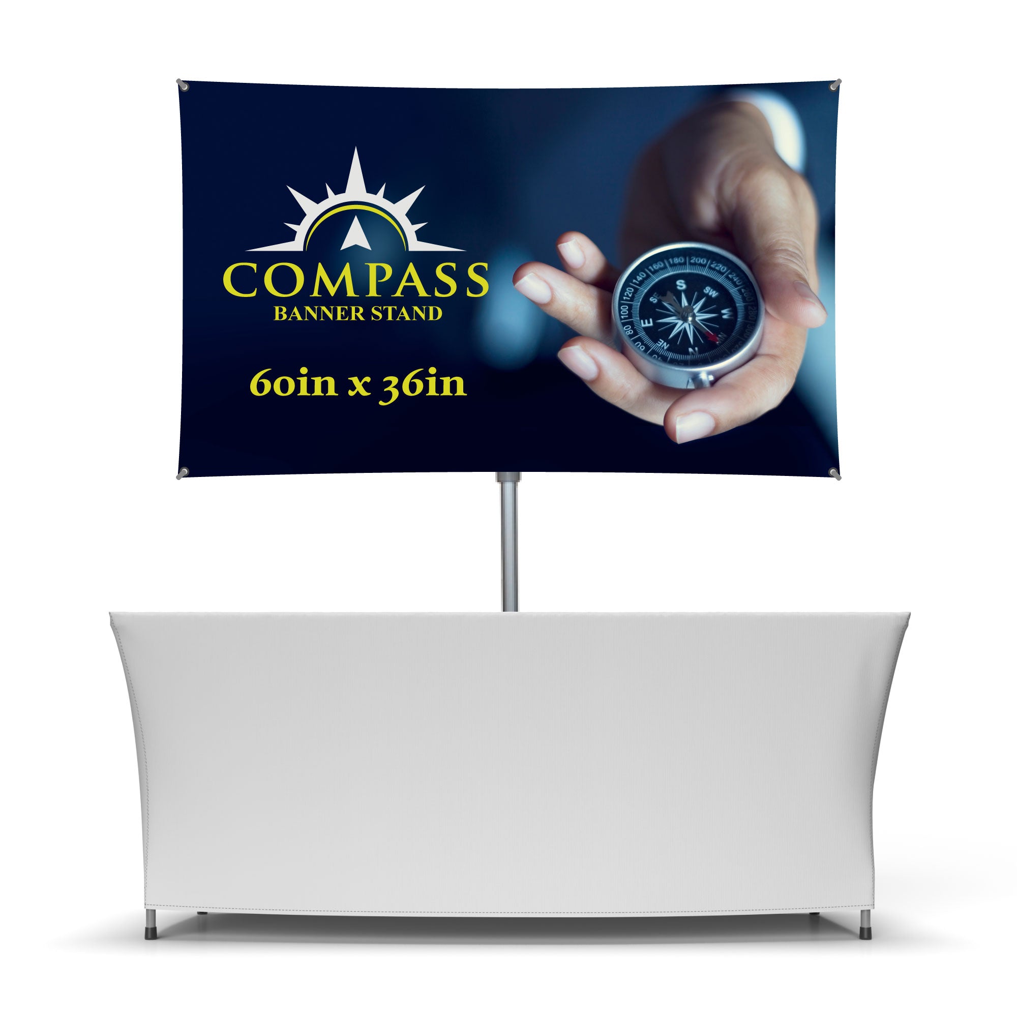 Compass 60in x 36in Banner Stand