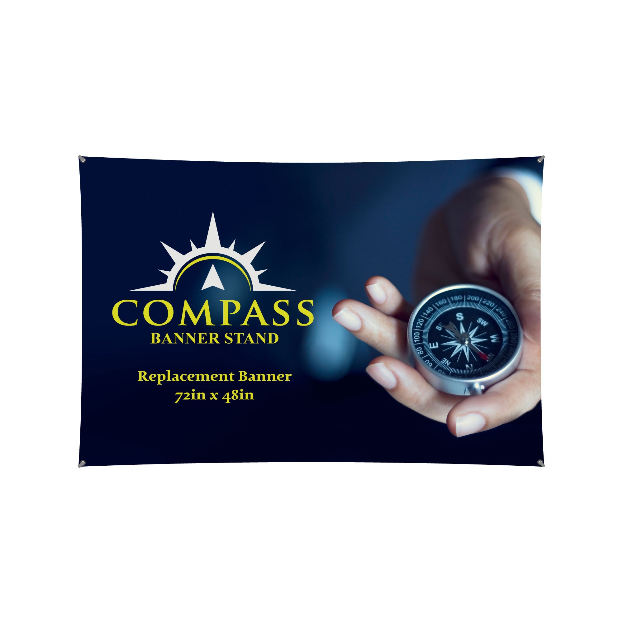 Compass 72in x 48in Banner Stand