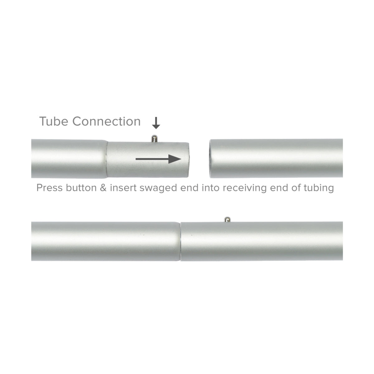 EZ Tube 25ft x 10ft Straight Display