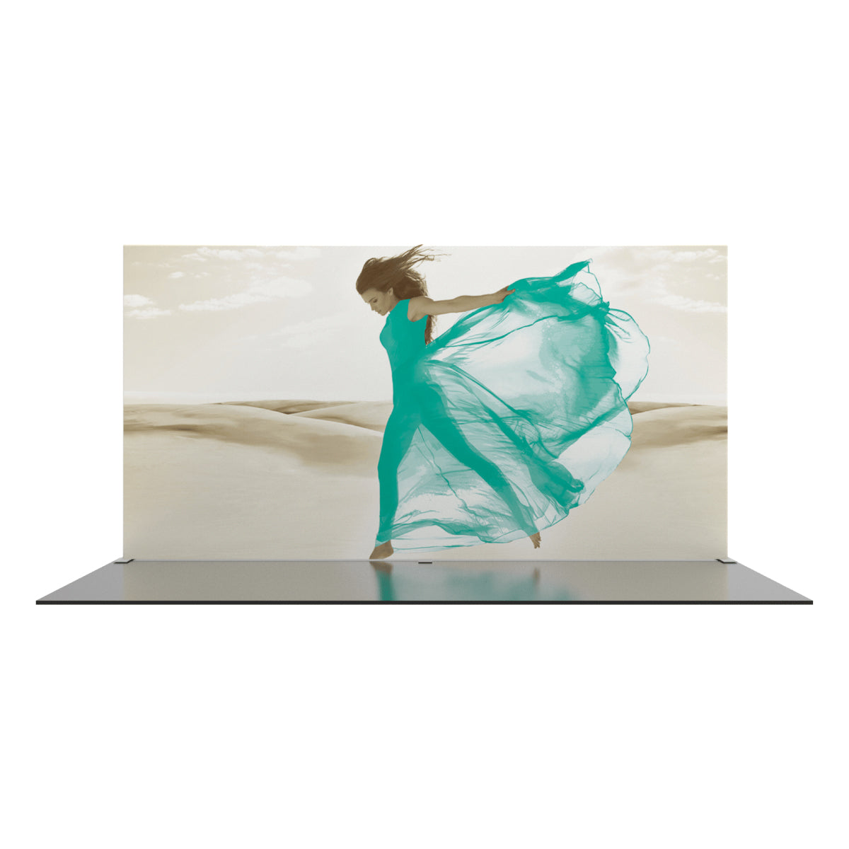 Formulate Master 15ft Straight Fabric Backwall