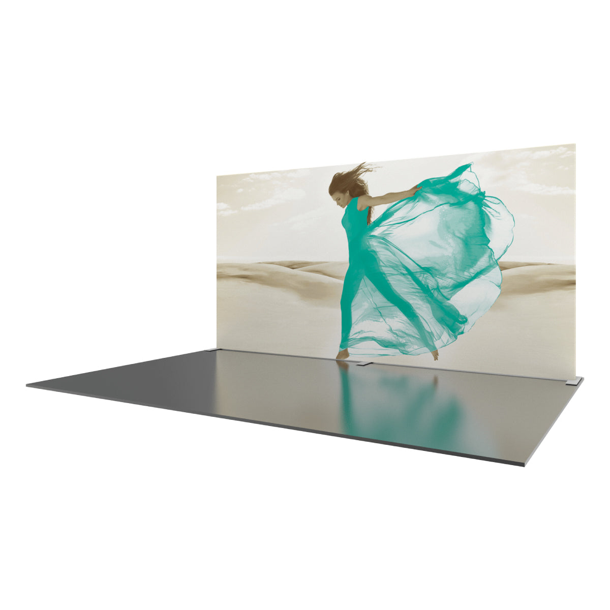 Formulate Master 15ft Straight Fabric Backwall