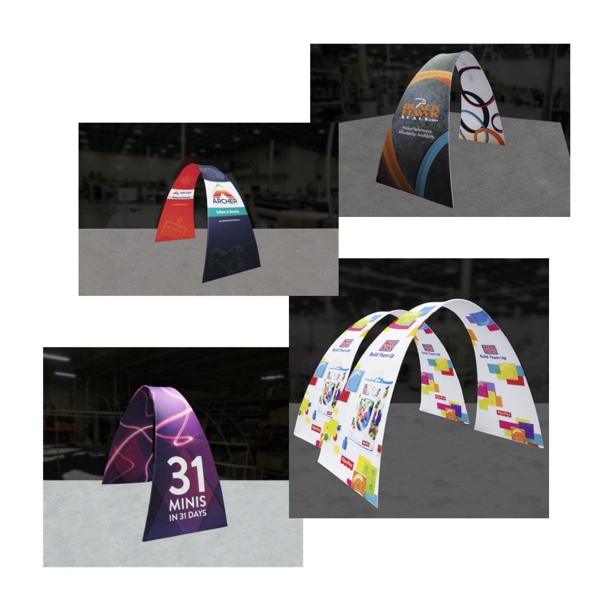 Formulate 10ft Arch 02 Tension Fabric Structure