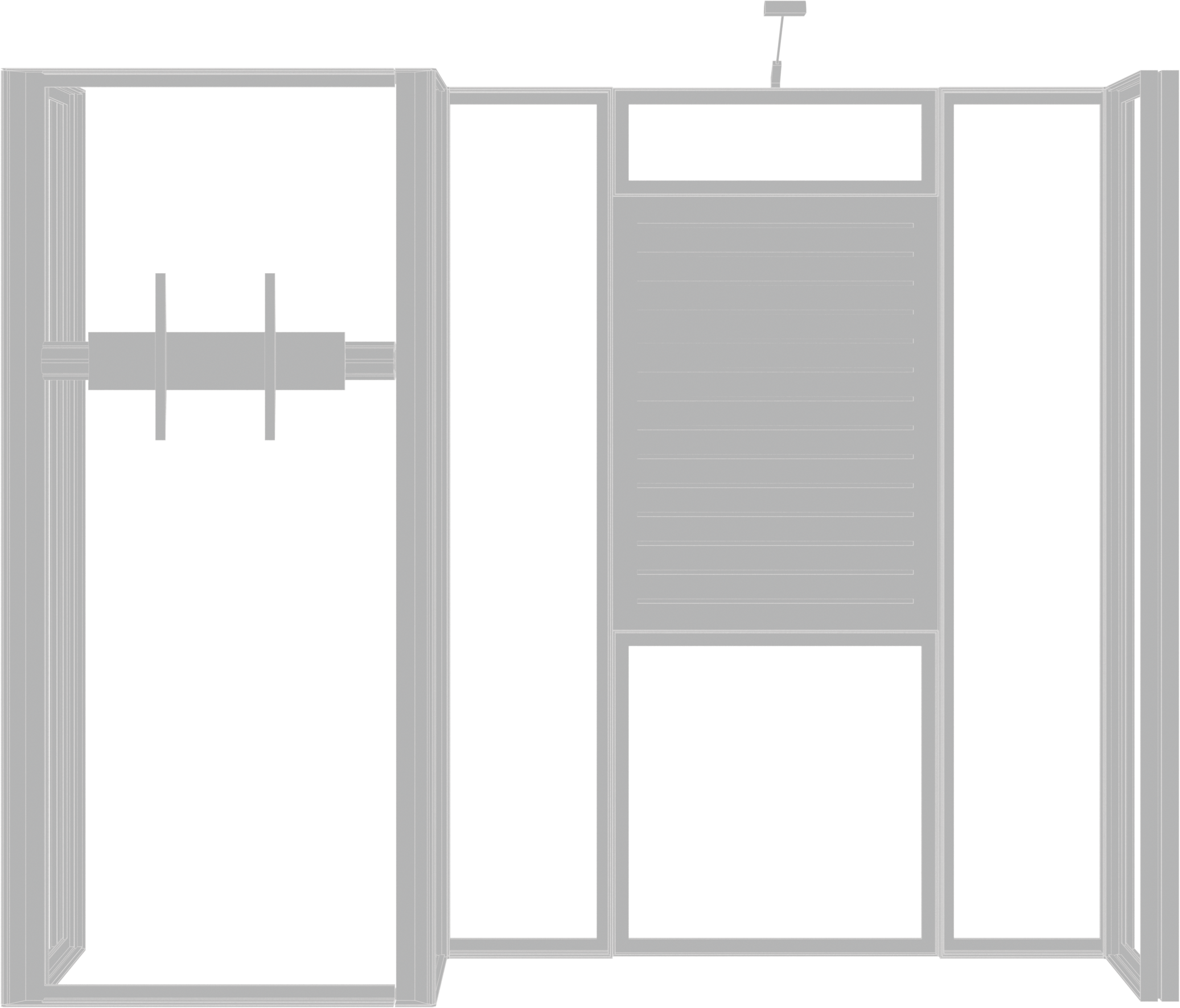 Hybrid Pro 10ft Modular Backwall Kit 34