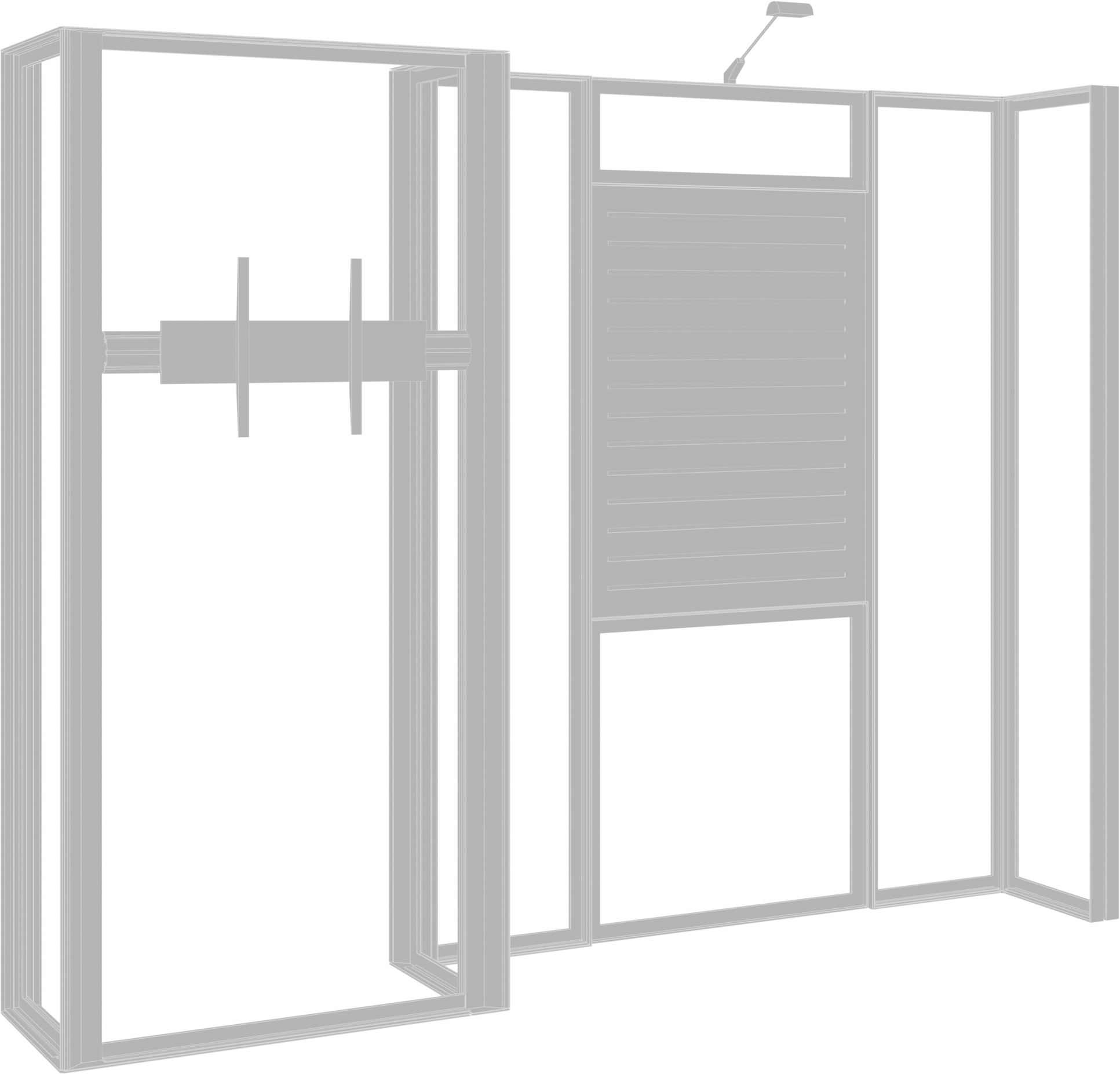 Hybrid Pro 10ft Modular Backwall Kit 34