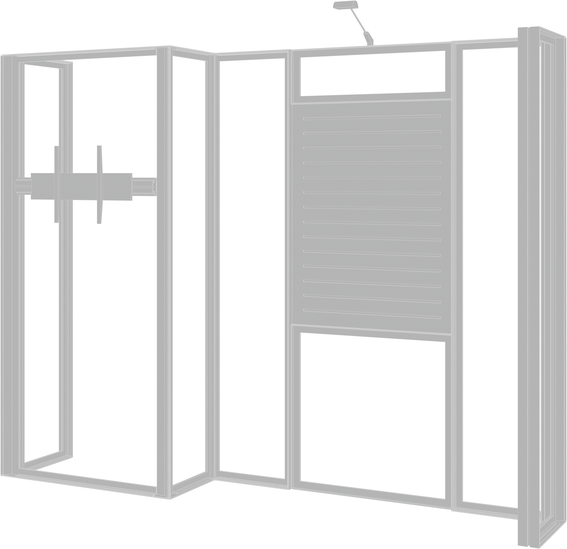 Hybrid Pro 10ft Modular Backwall Kit 34
