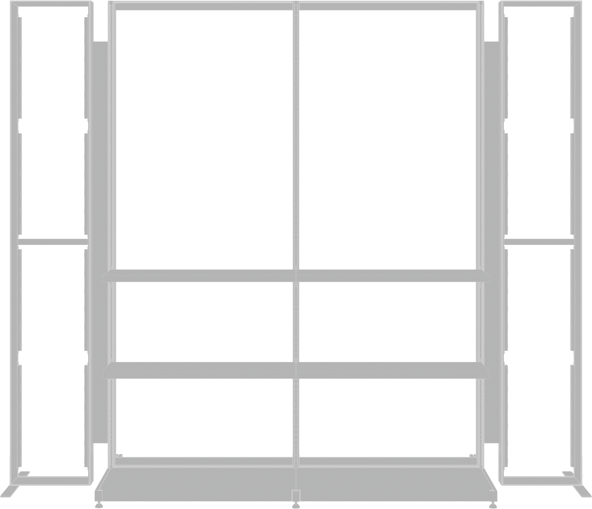 Hybrid Pro 10ft Modular Backwall Kit 35