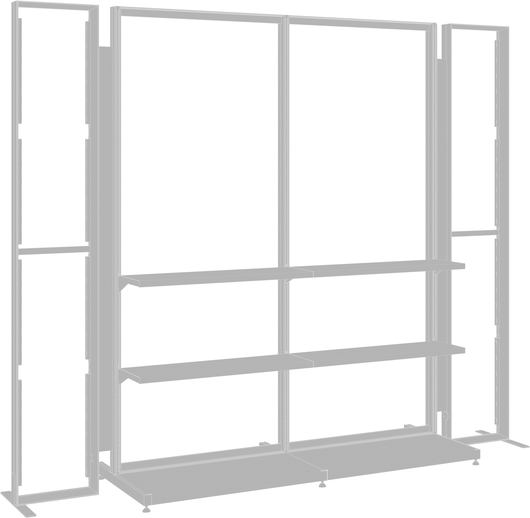 Hybrid Pro 10ft Modular Backwall Kit 35