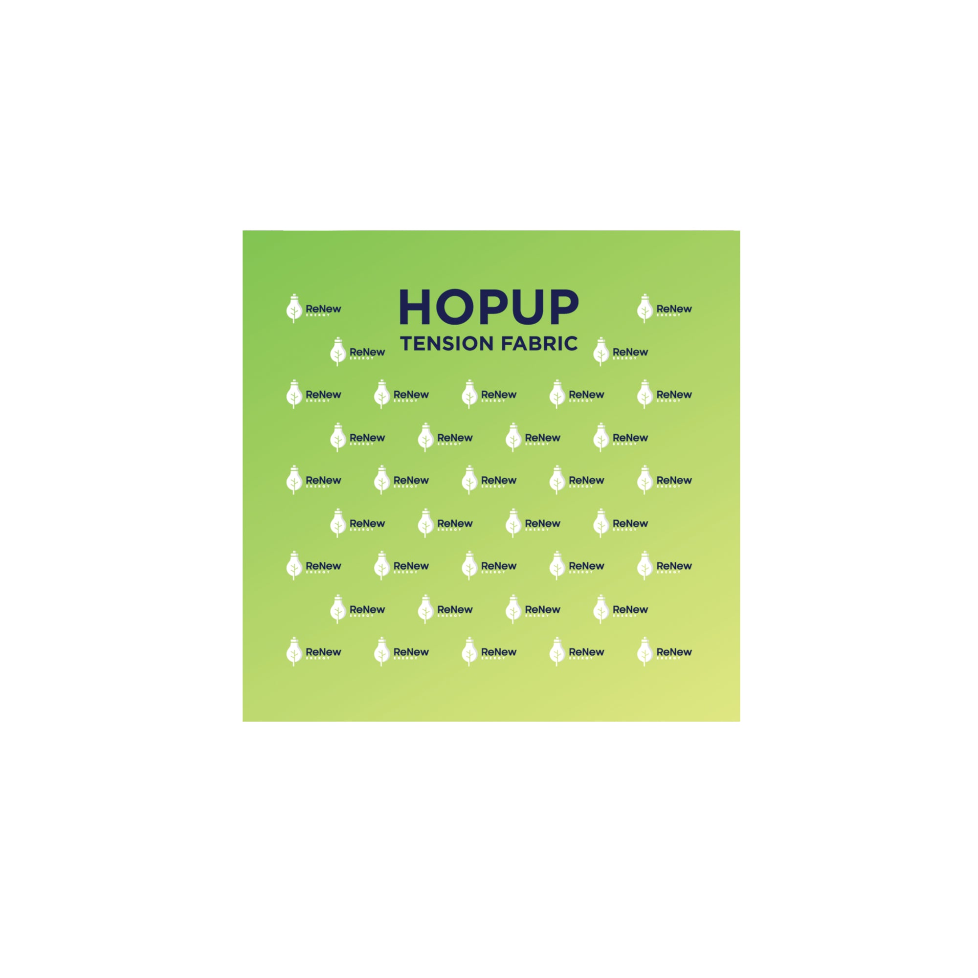 Hopup 2.5ft Straight Tabletop Tension Fabric Display