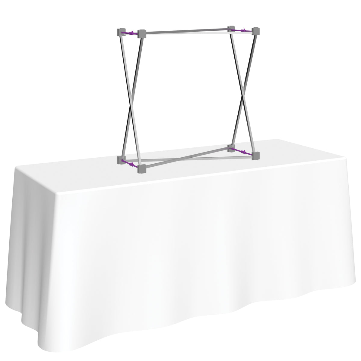 Hopup 2.5ft Straight Tabletop Tension Fabric Display