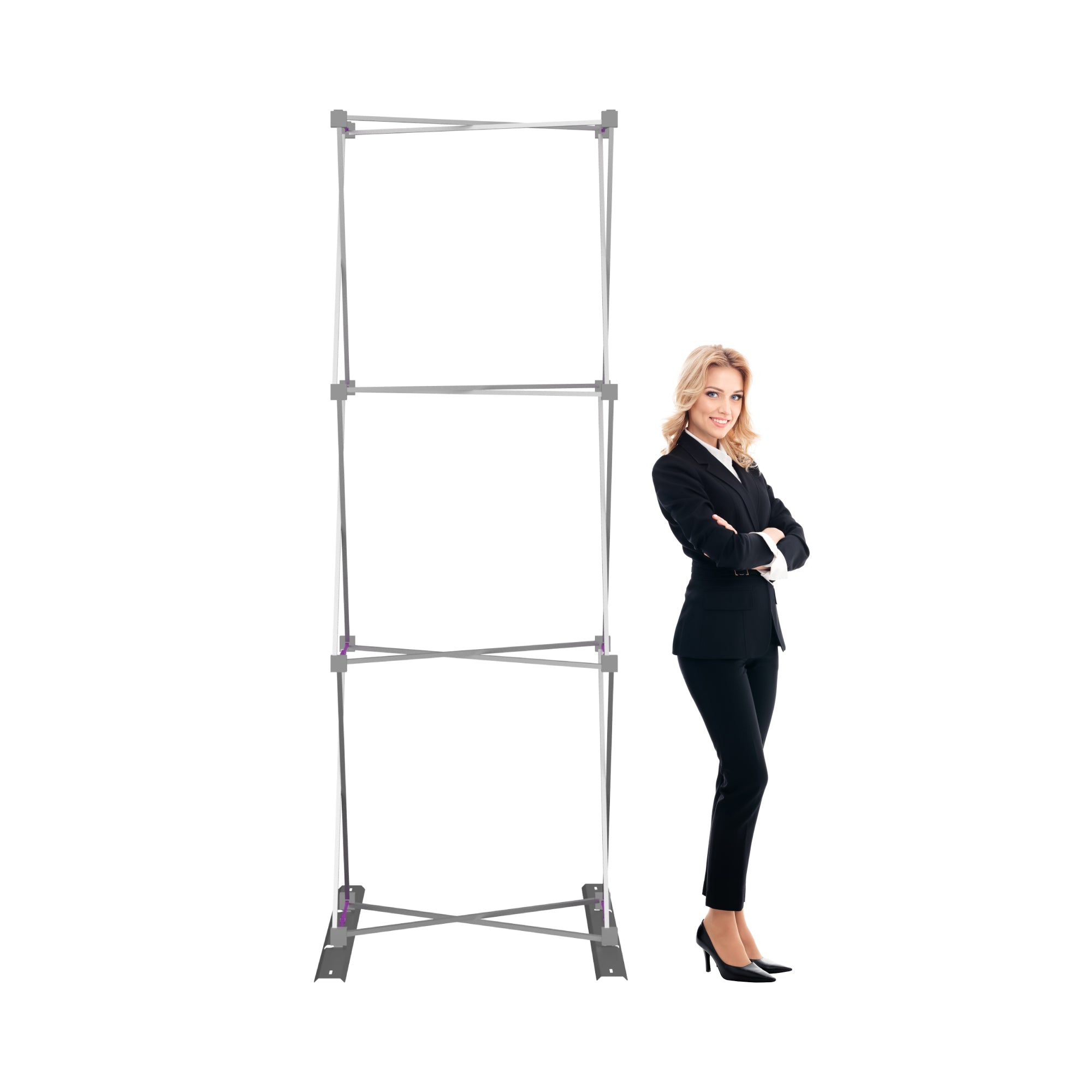 Hopup 2.5ft Straight Full Height Tension Fabric Display