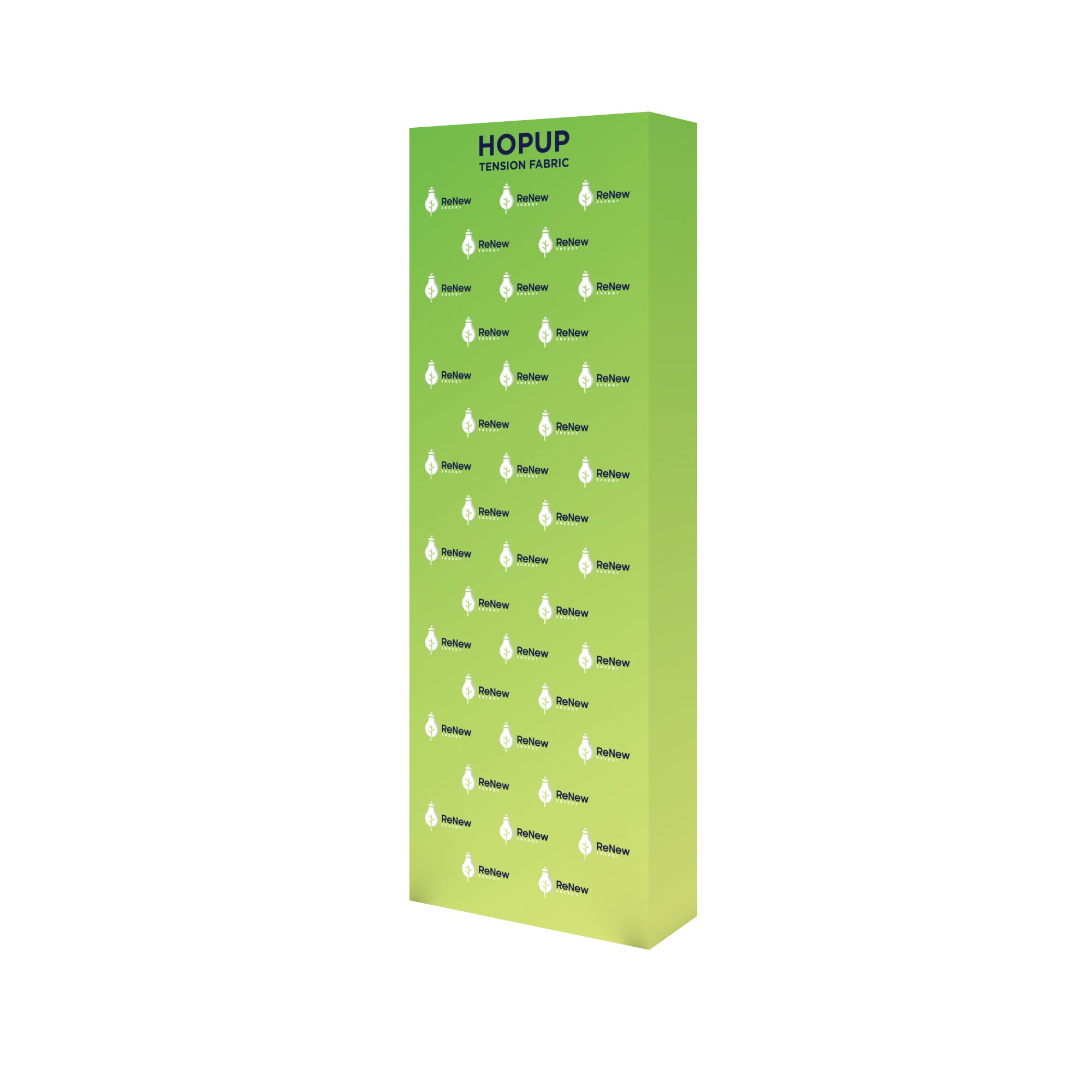 Hopup 2.5ft Straight Full Height Tension Fabric Display