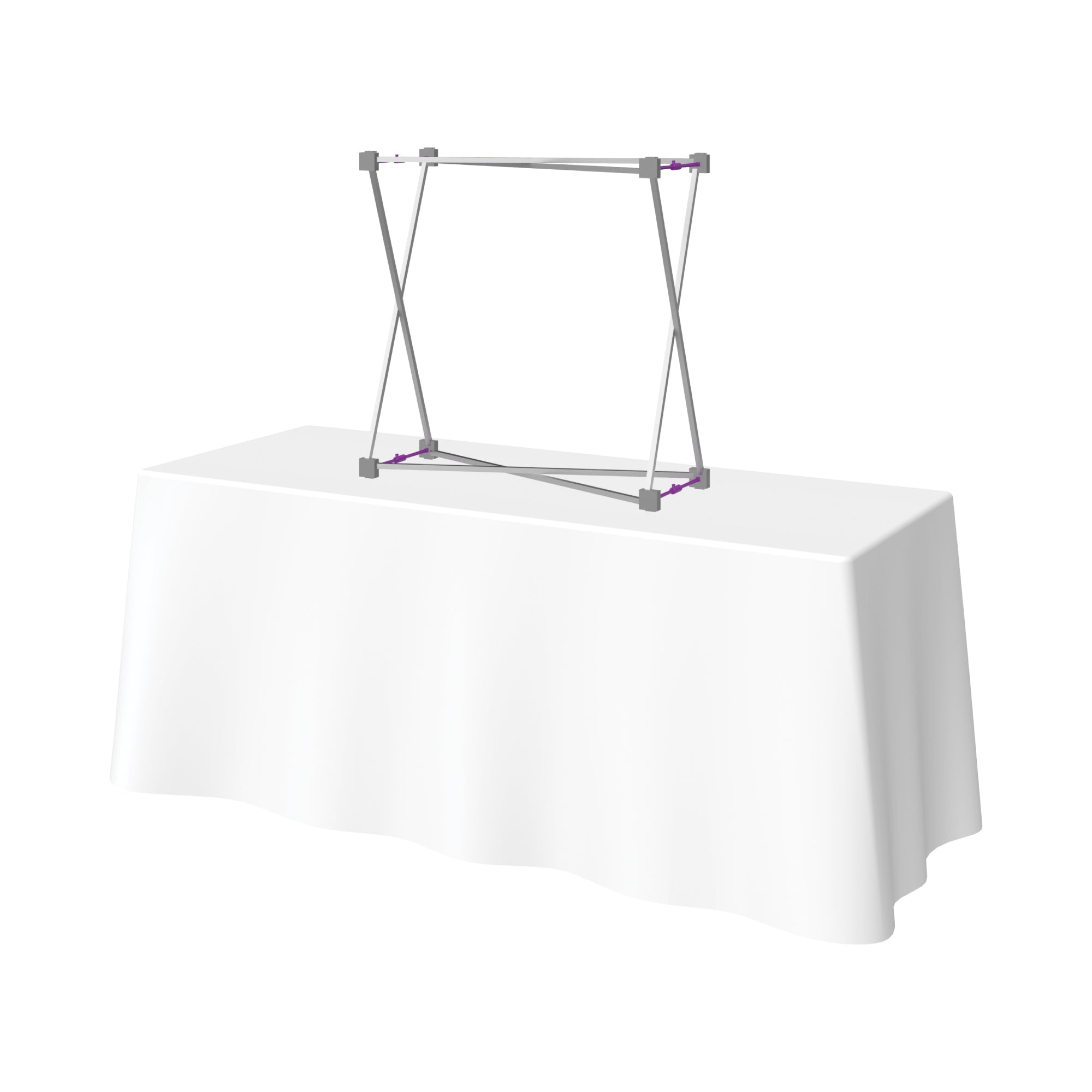 Hopup 2.5ft Straight Tabletop Tension Fabric Display