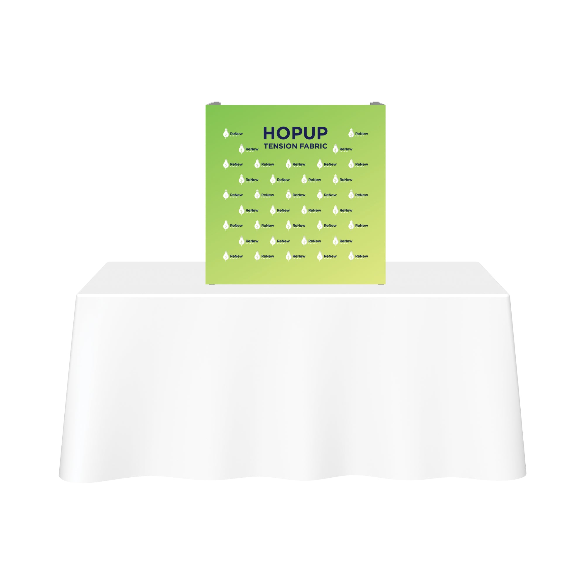 Hopup 2.5ft Straight Tabletop Tension Fabric Display