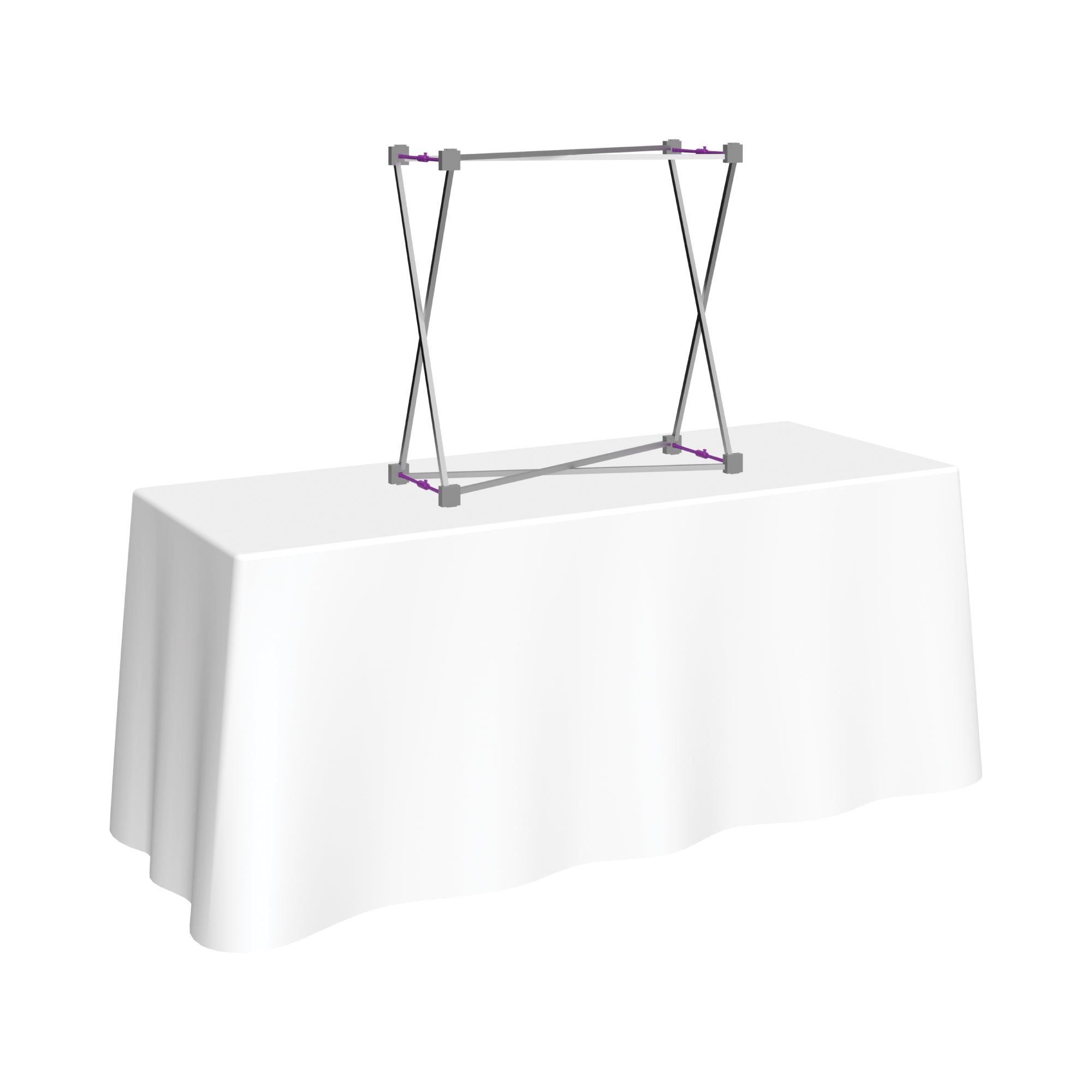 Hopup 2.5ft Straight Tabletop Tension Fabric Display