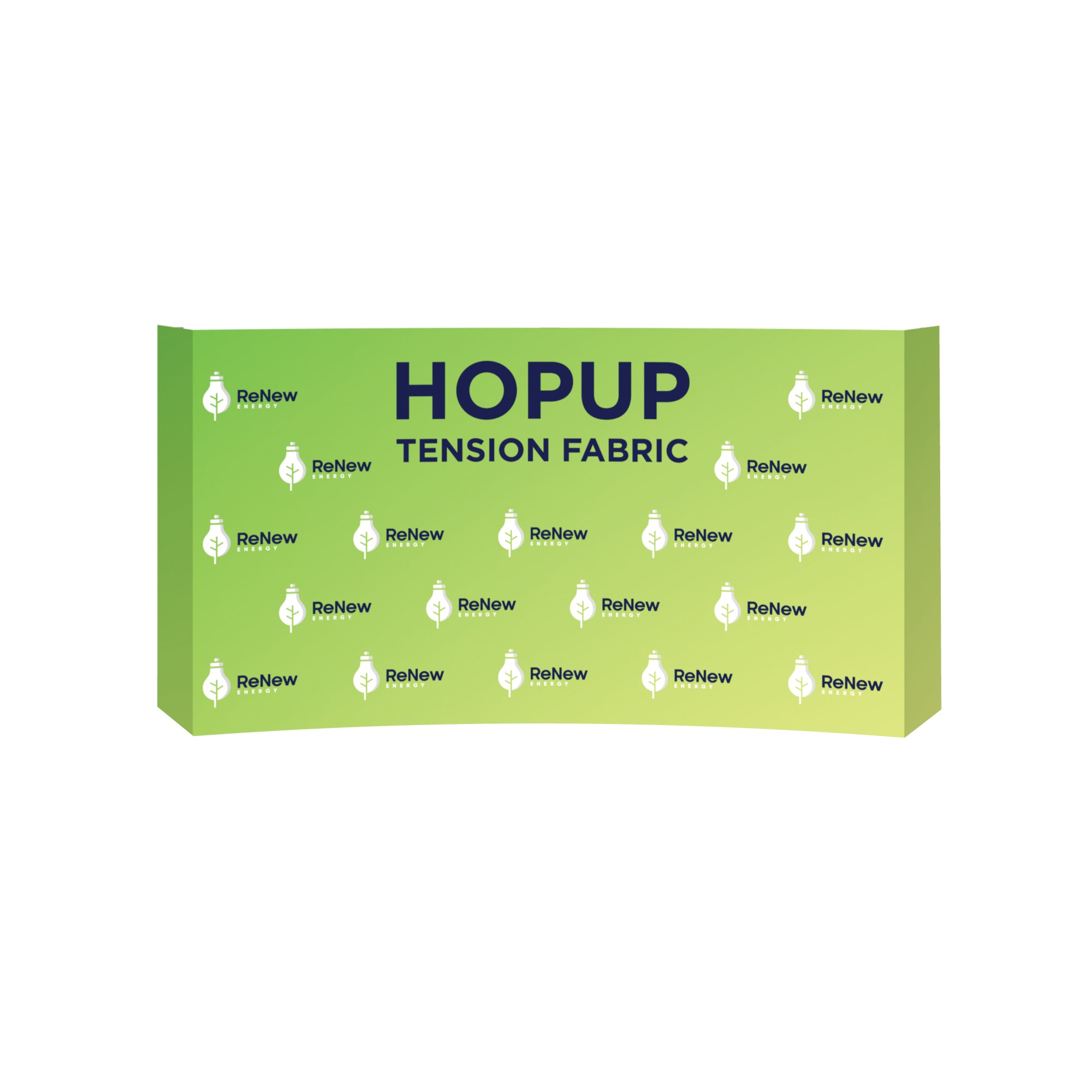 Hopup 5.5ft Curved Tabletop Tension Fabric Display
