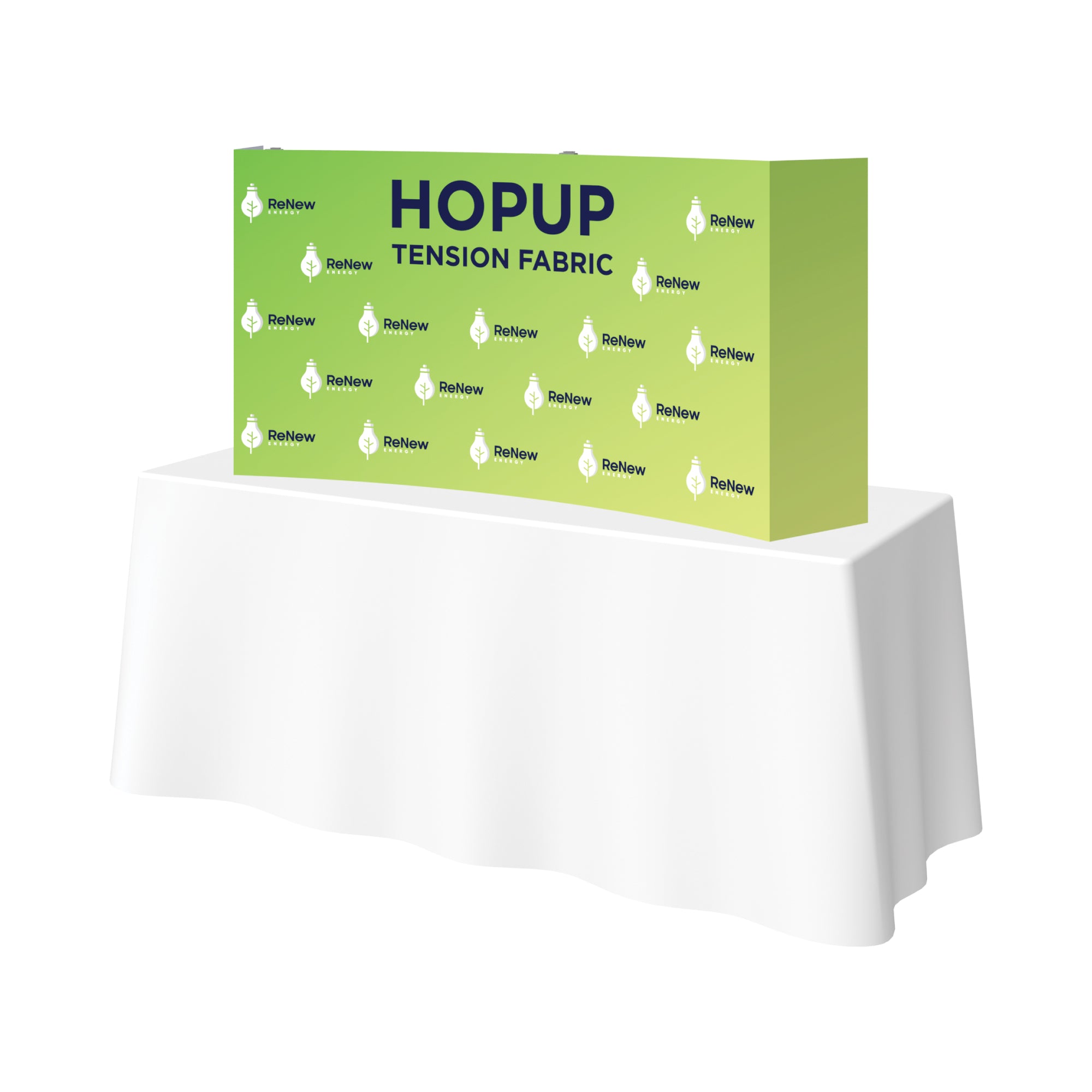 Hopup 5.5ft Curved Tabletop Tension Fabric Display