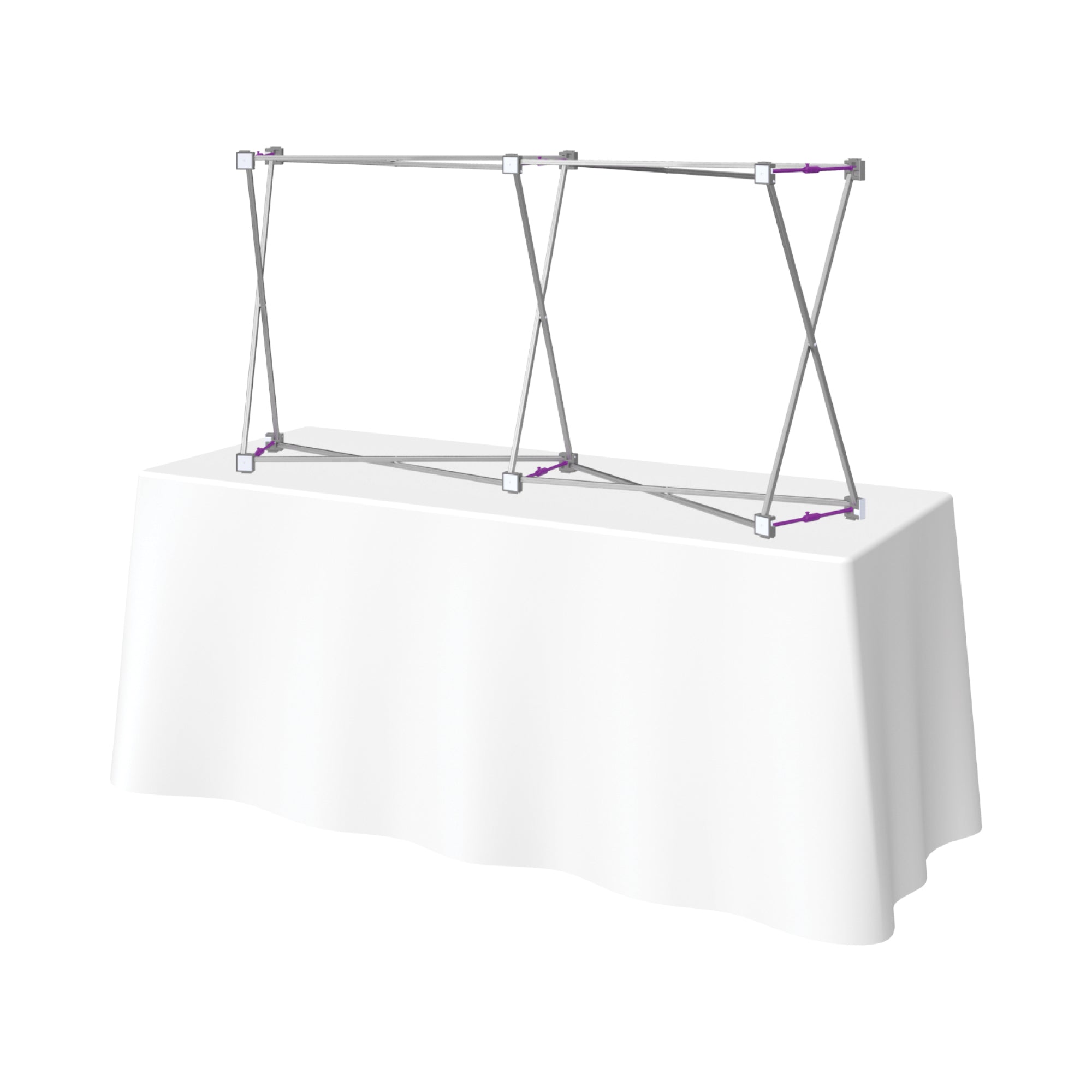 Hopup 5.5ft Curved Tabletop Tension Fabric Display