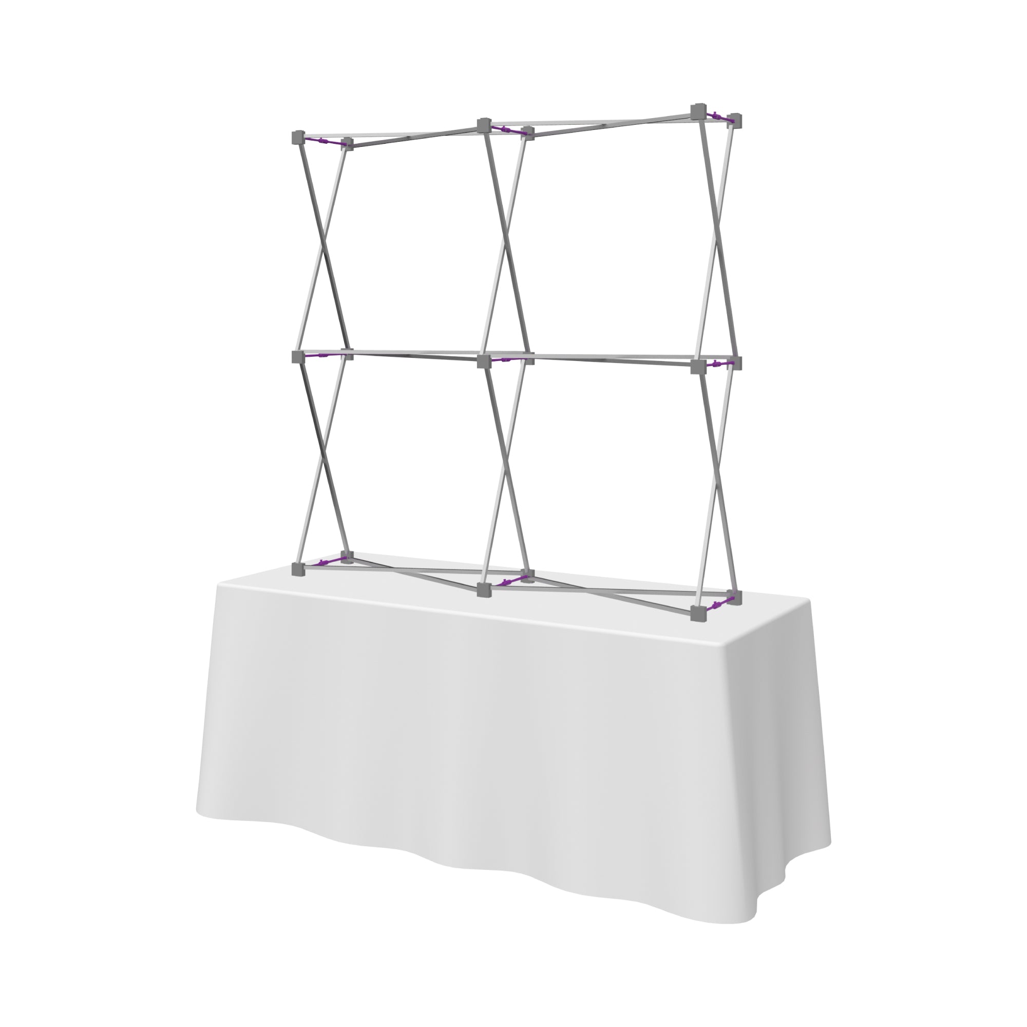 Hopup 5ft Straight Square Tabletop Tension Fabric Display