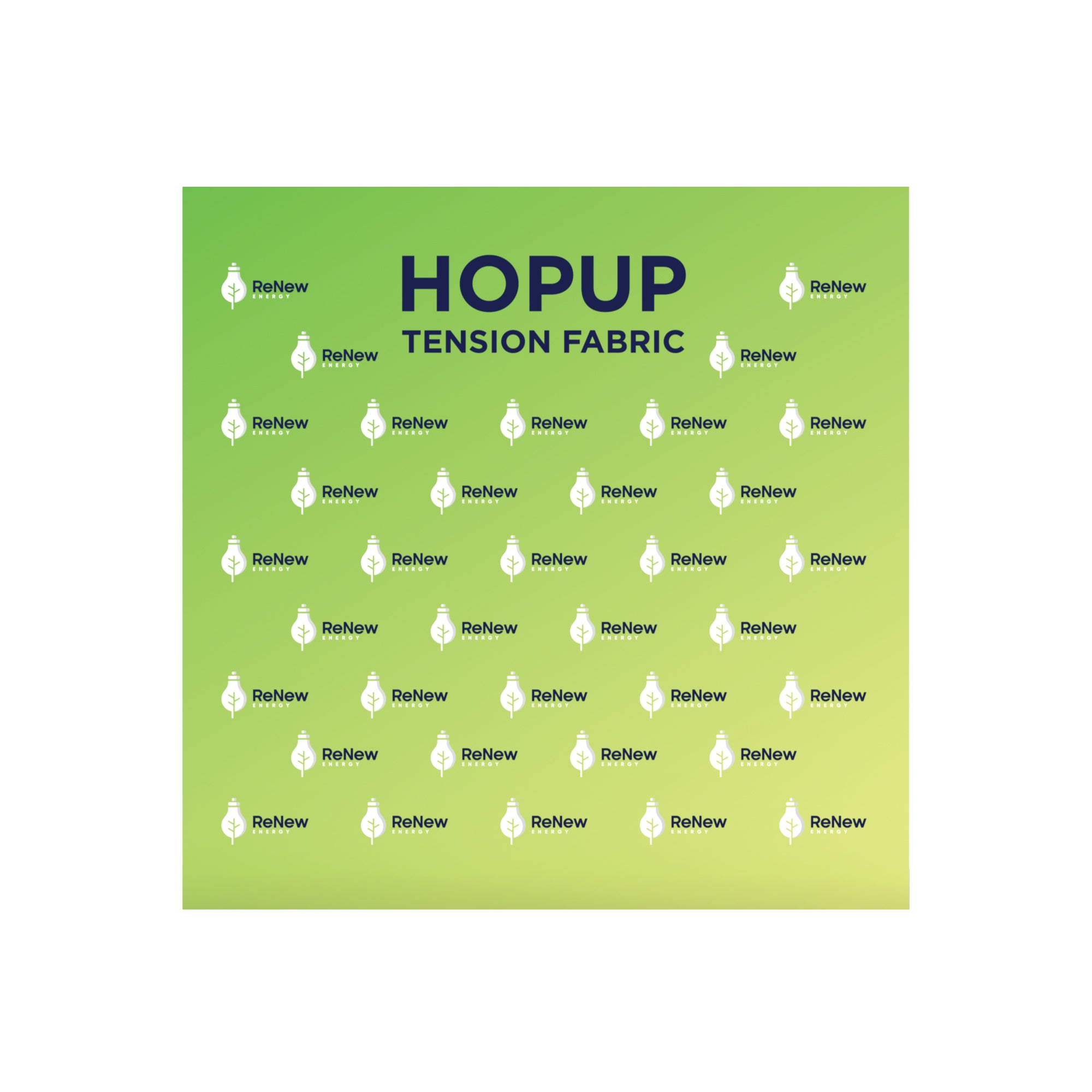 Hopup 5ft Straight Square Tabletop Tension Fabric Display