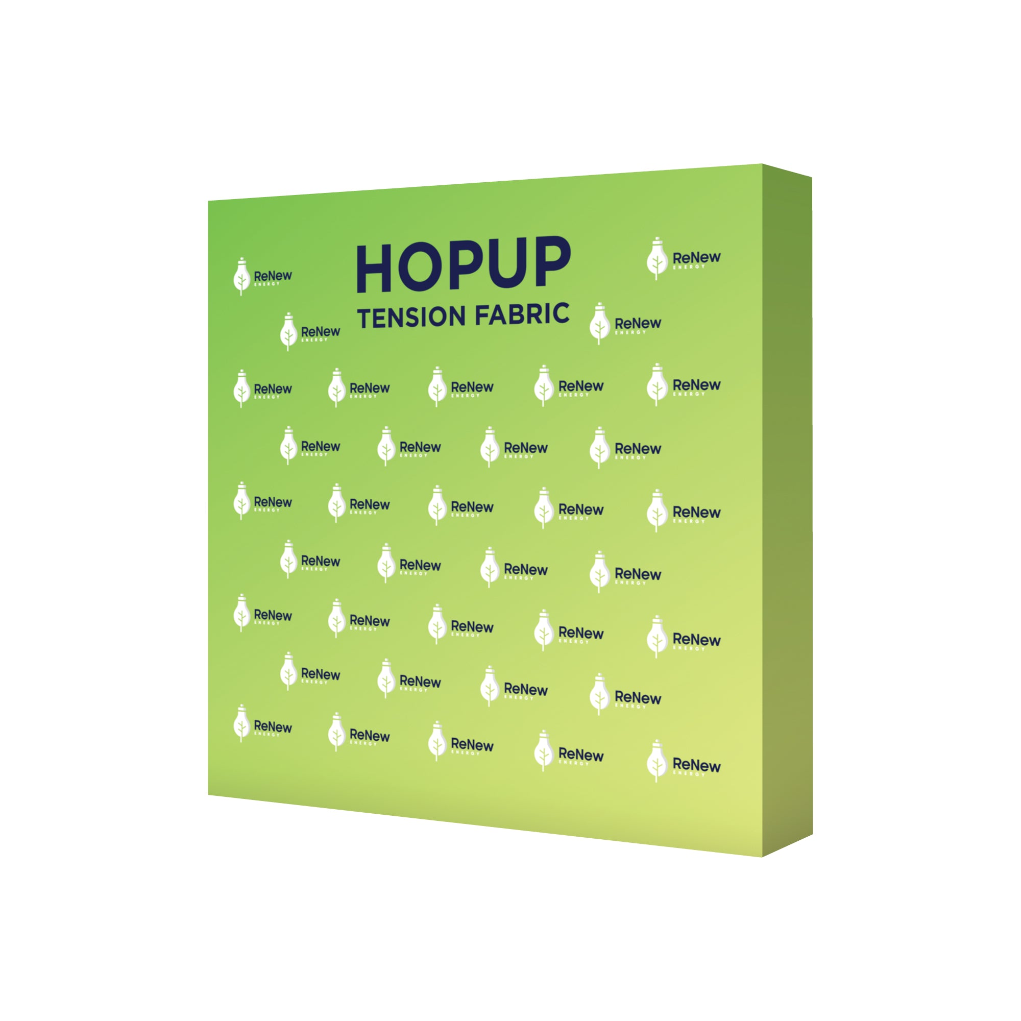 Hopup 5ft Straight Square Tabletop Tension Fabric Display