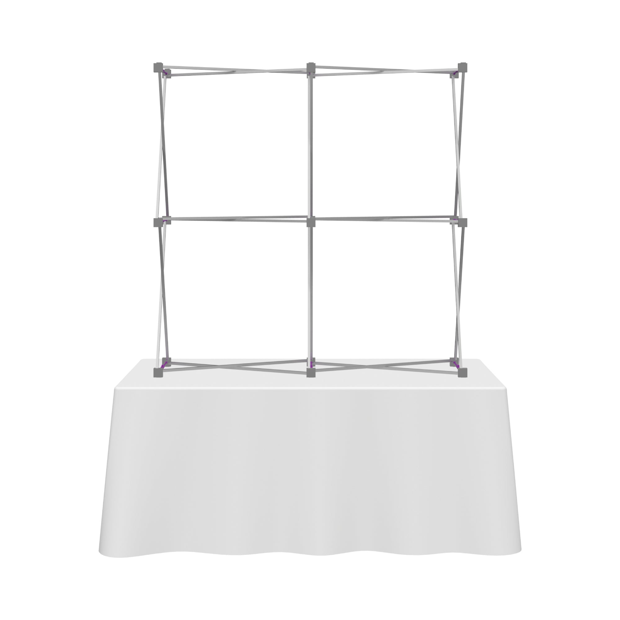 Hopup 5ft Straight Square Tabletop Tension Fabric Display