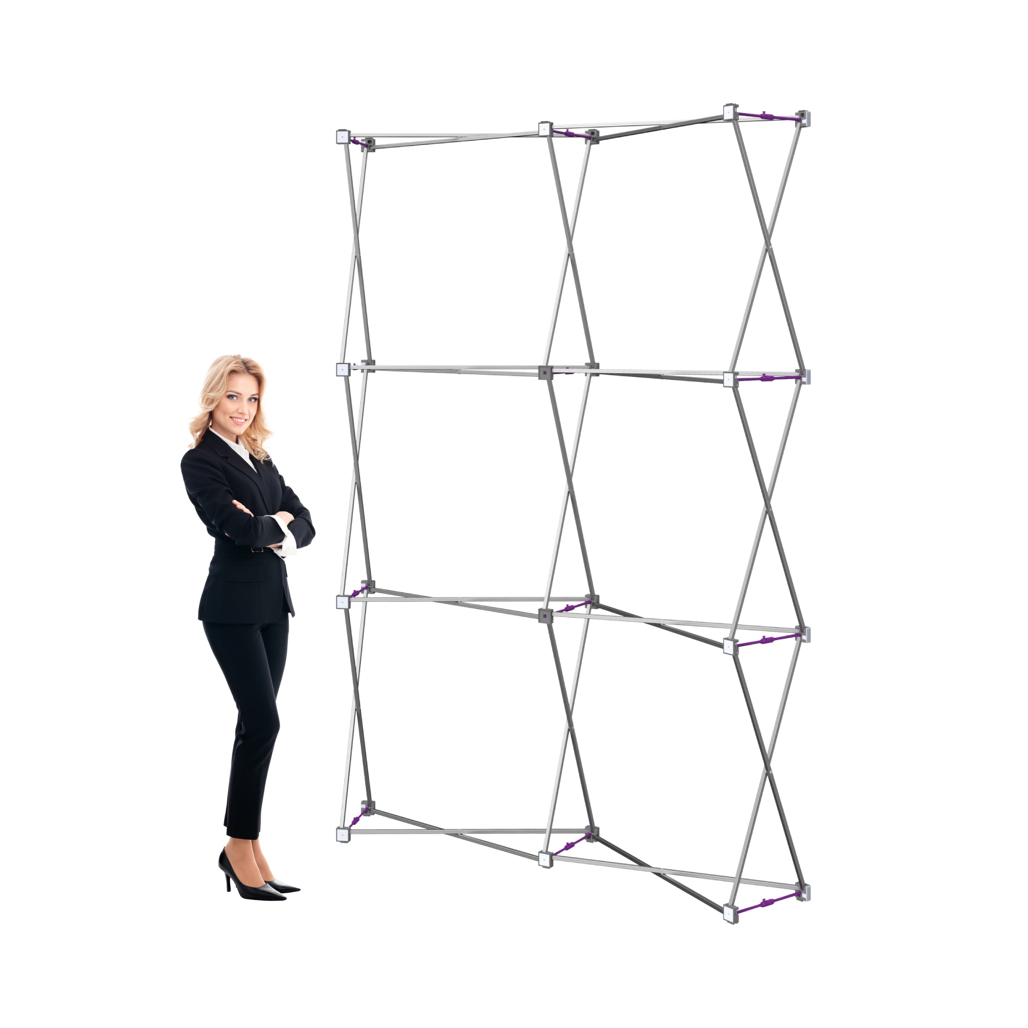 Hopup 5.5ft Curved Full Height Tension Fabric Display