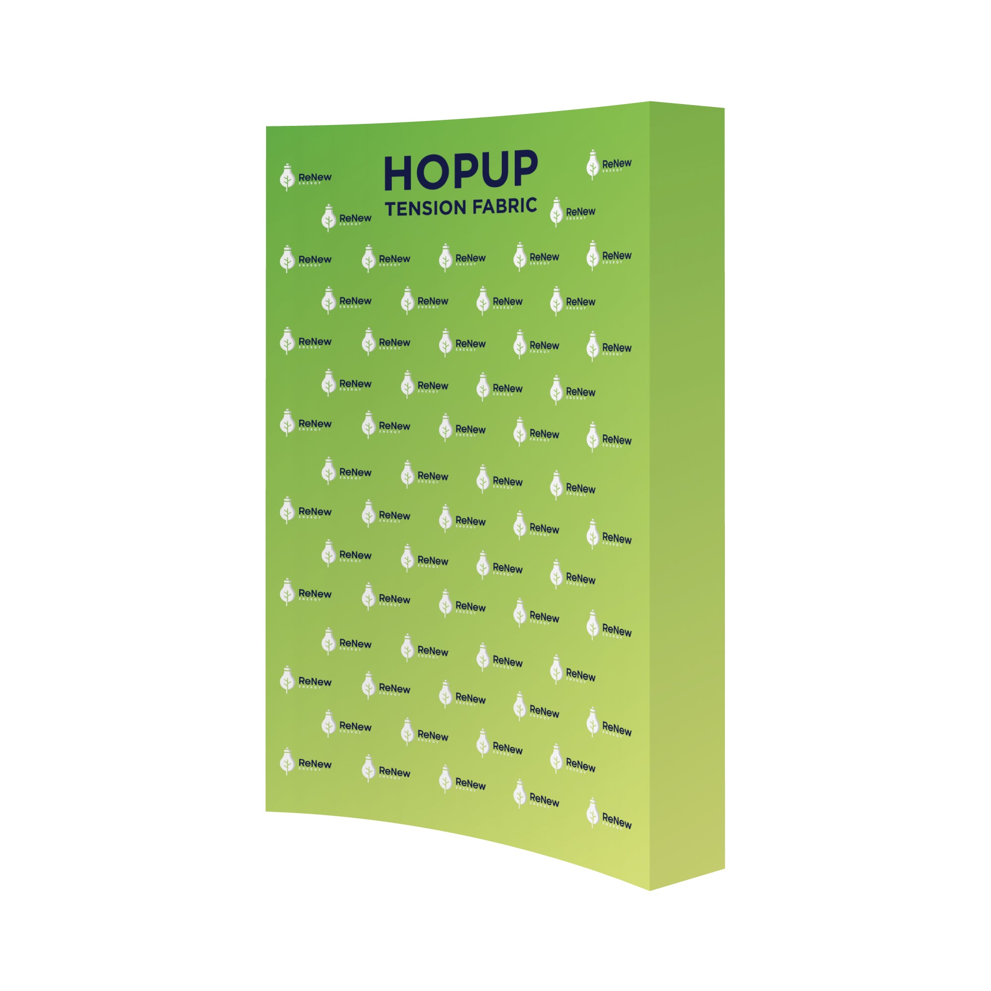 Hopup 5.5ft Curved Full Height Tension Fabric Display