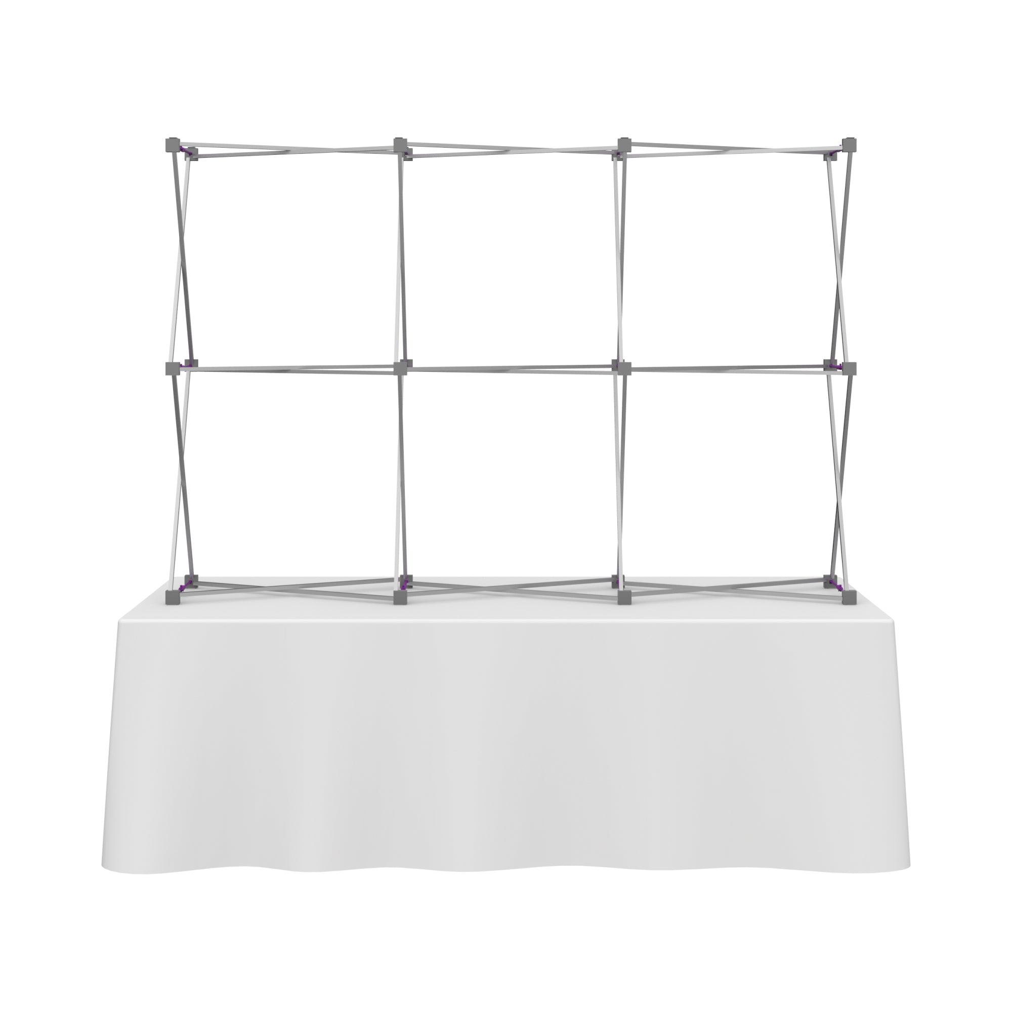 Hopup 8ft Straight Tabletop Tension Fabric Display