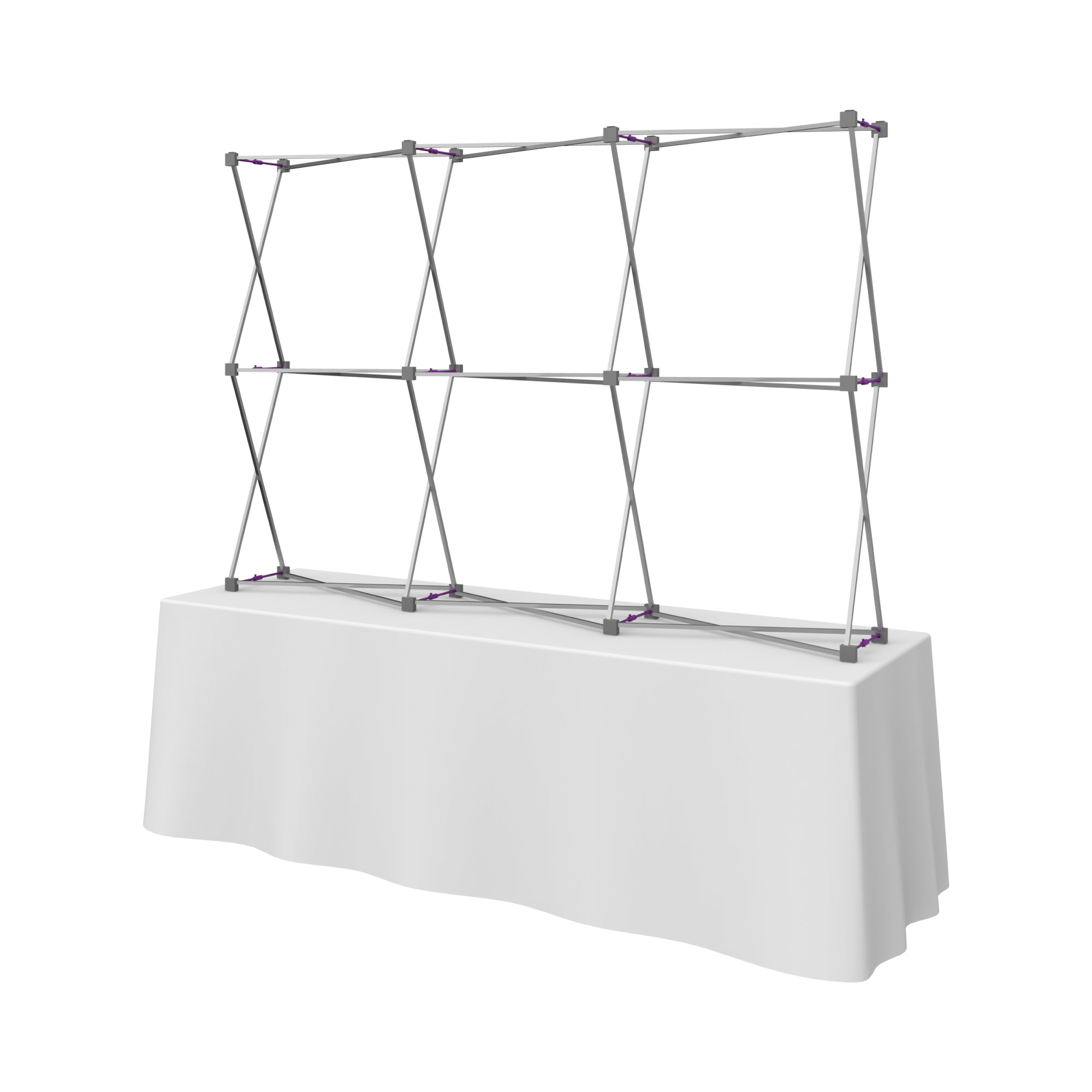 Hopup 8ft Straight Tabletop Tension Fabric Display