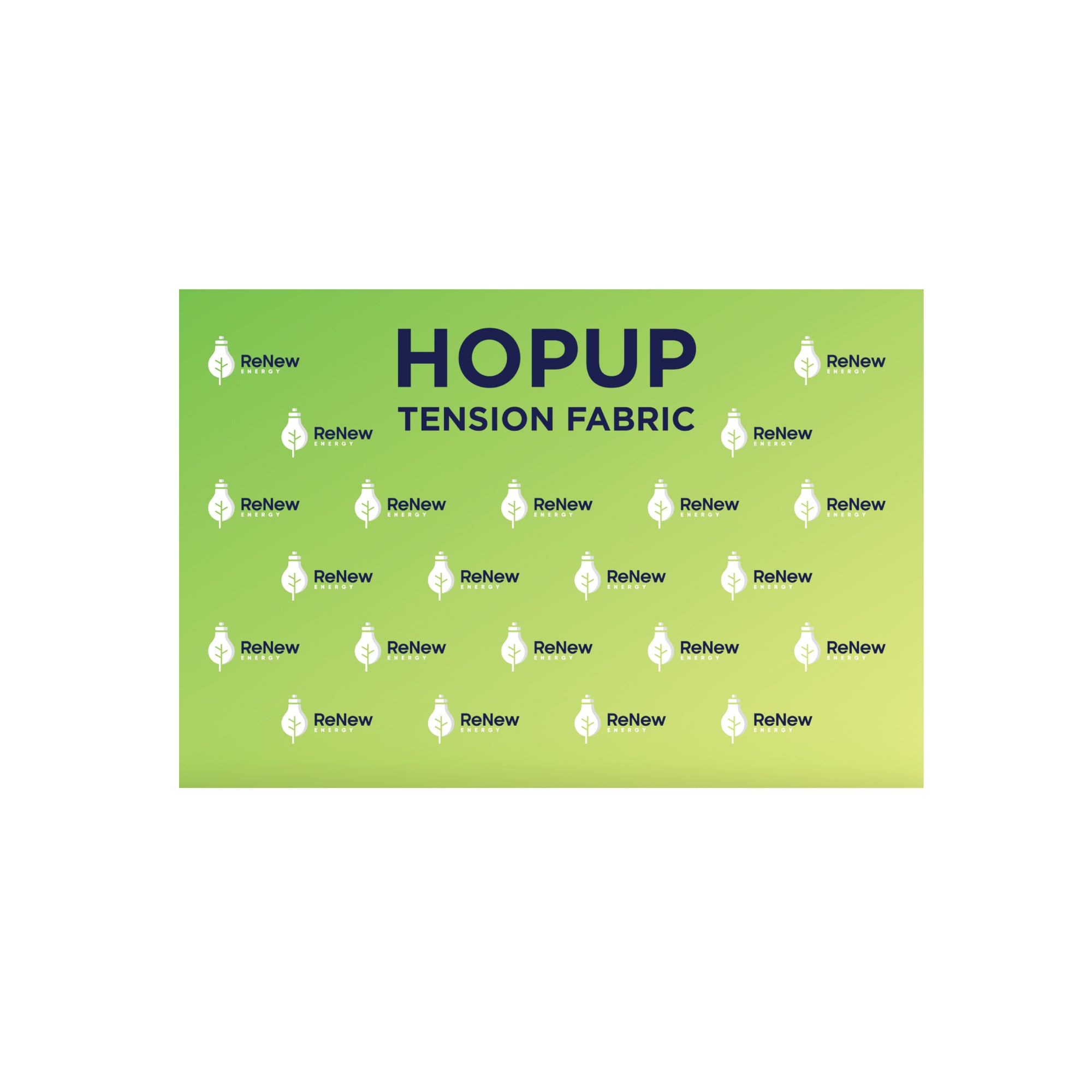Hopup 8ft Straight Tabletop Tension Fabric Display
