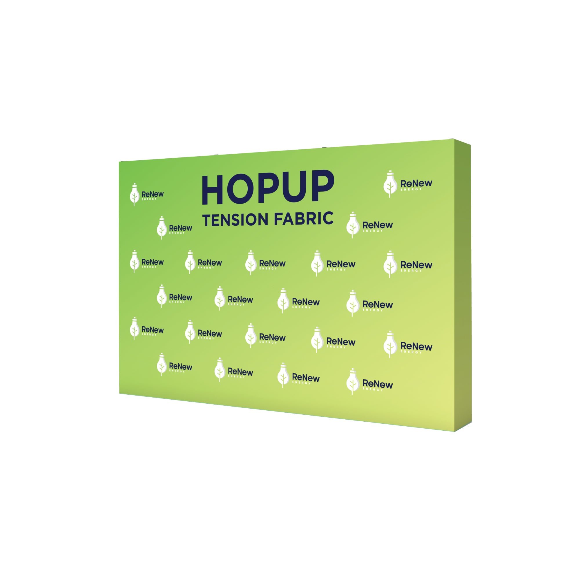 Hopup 8ft Straight Tabletop Tension Fabric Display