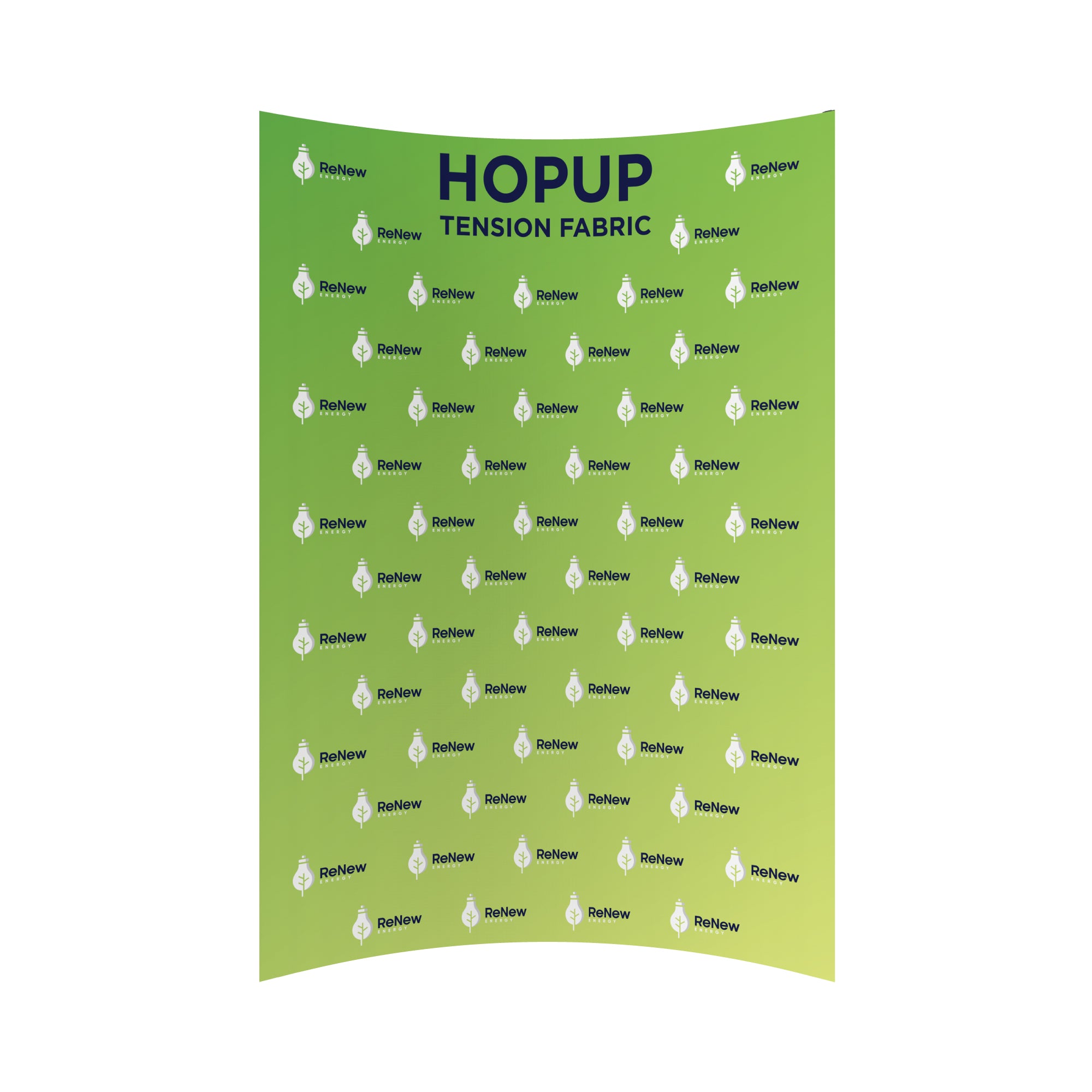 Hopup 8ft Curved Extra Tall Tension Fabric Display