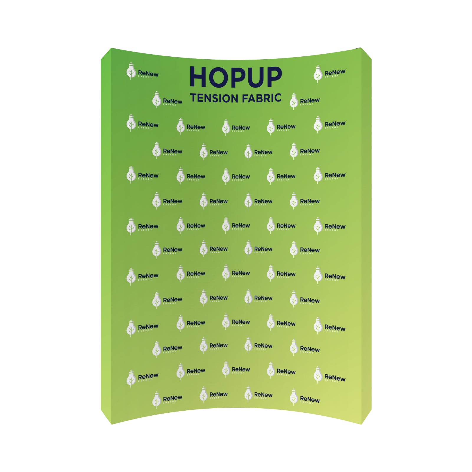 Hopup 8ft Curved Extra Tall Tension Fabric Display