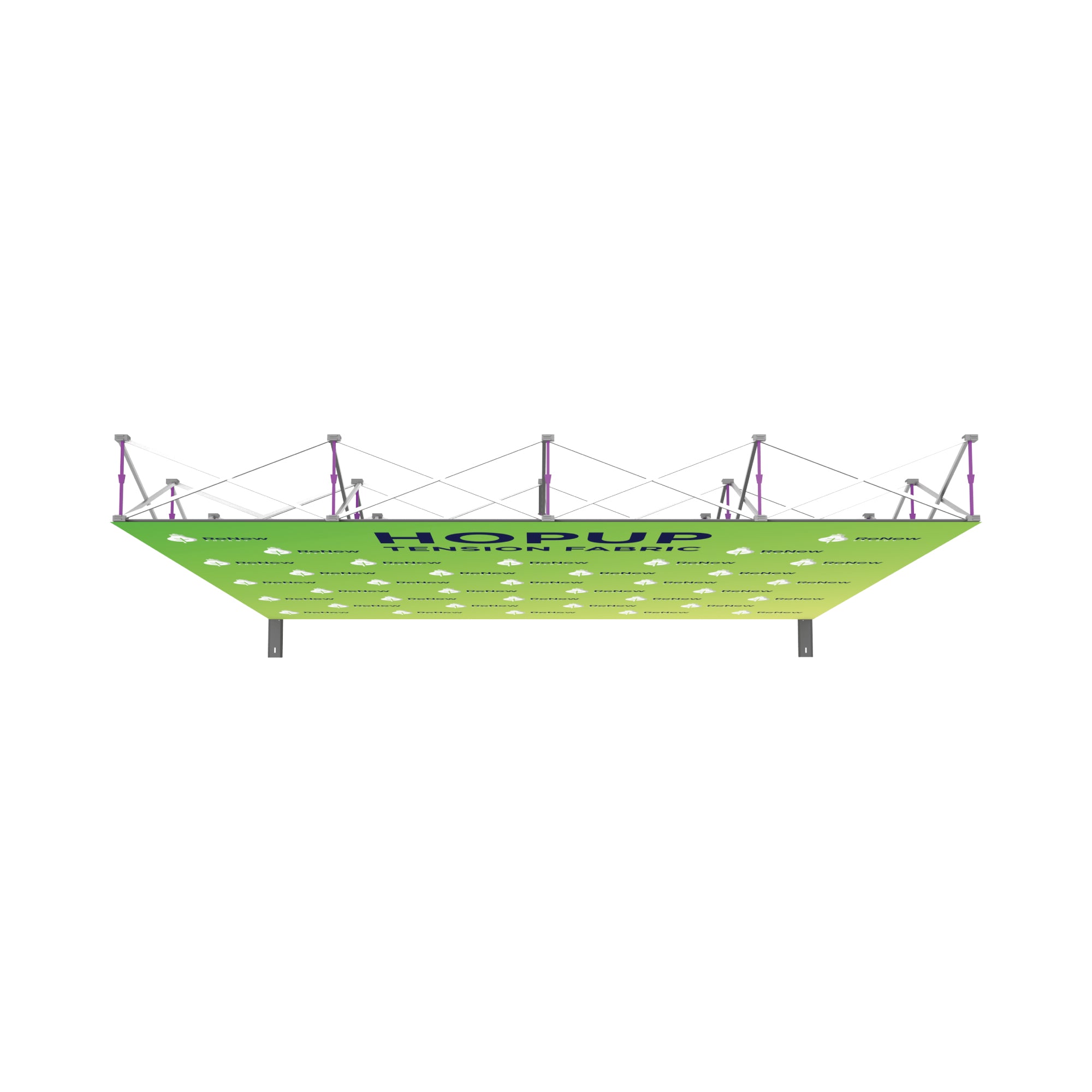 Hopup 10ft Straight Extra Tall Tension Fabric Display