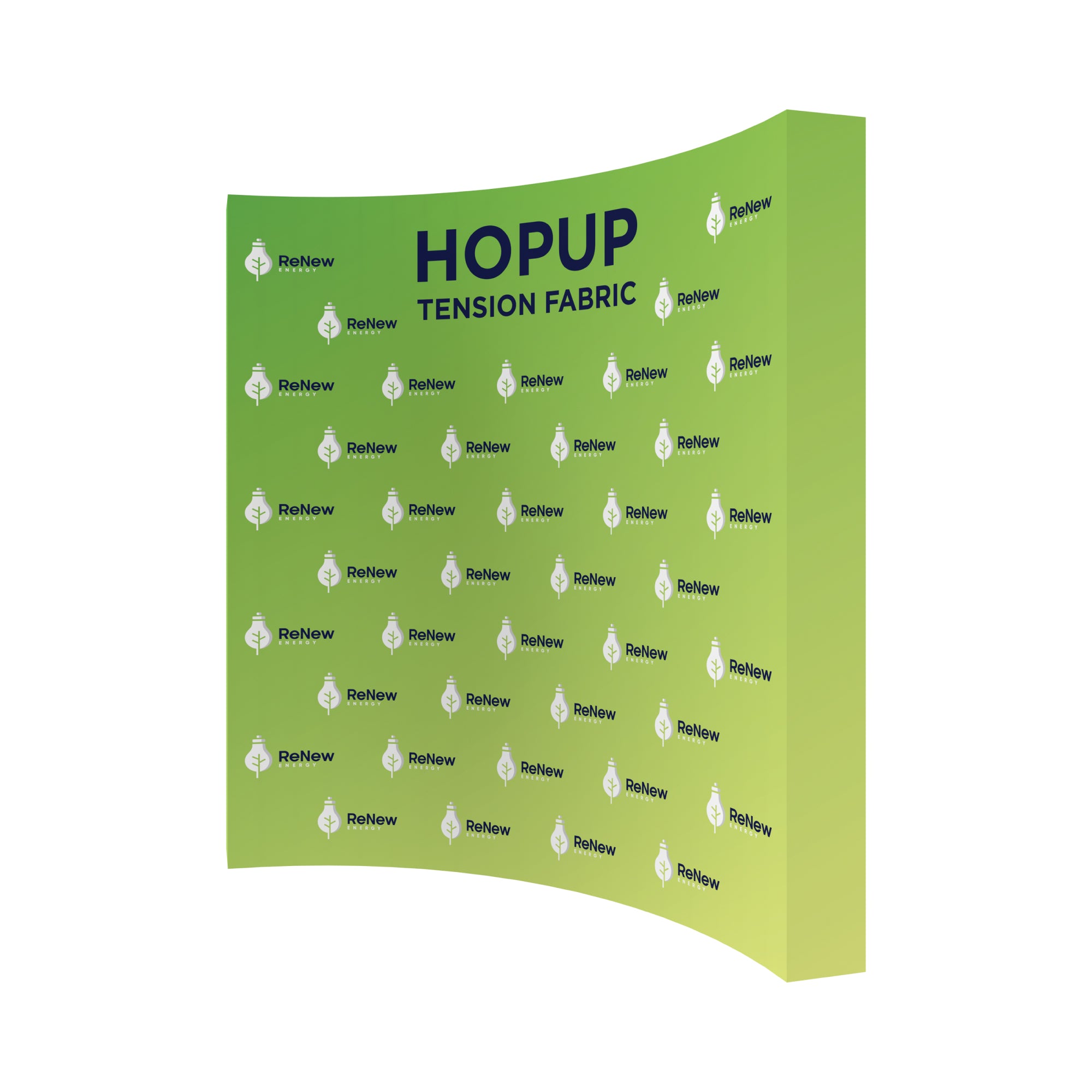 Hopup 10ft Curved Extra Tall Tension Fabric Display