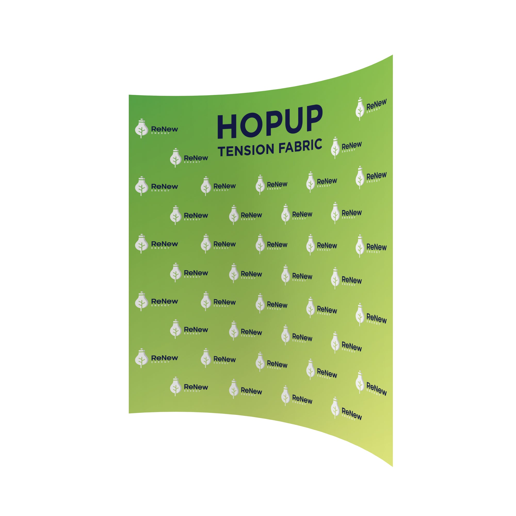 Hopup 10ft Curved Extra Tall Tension Fabric Display