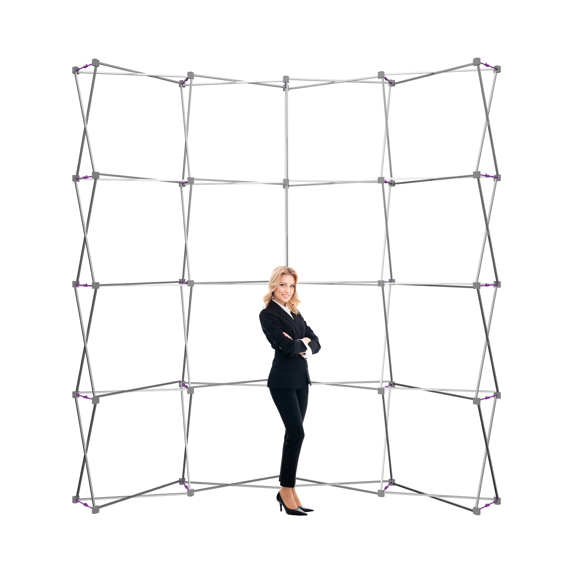Hopup 10ft Curved Extra Tall Tension Fabric Display