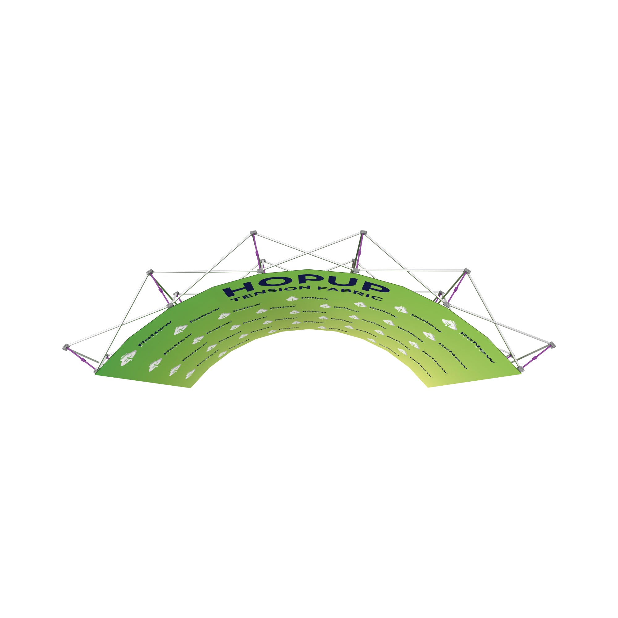 Hopup 13ft Curved Extra Tall Tension Fabric Display