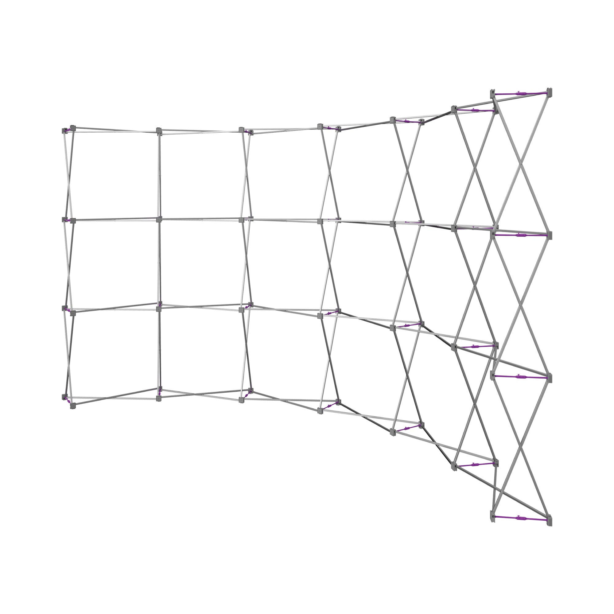 Hopup 15ft Curved Full Height Tension Fabric Display