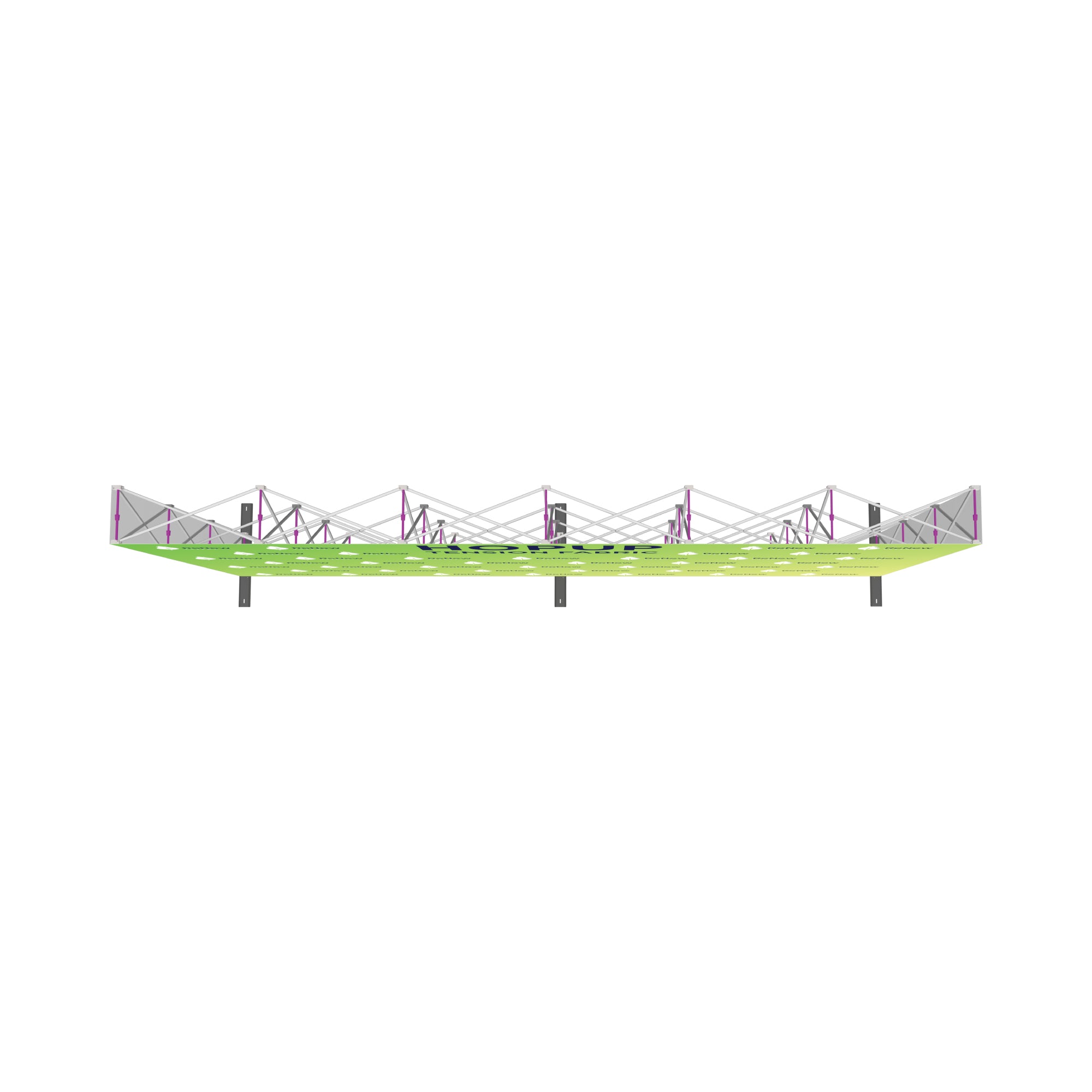 Hopup 15ft Straight Full Height Tension Fabric Display